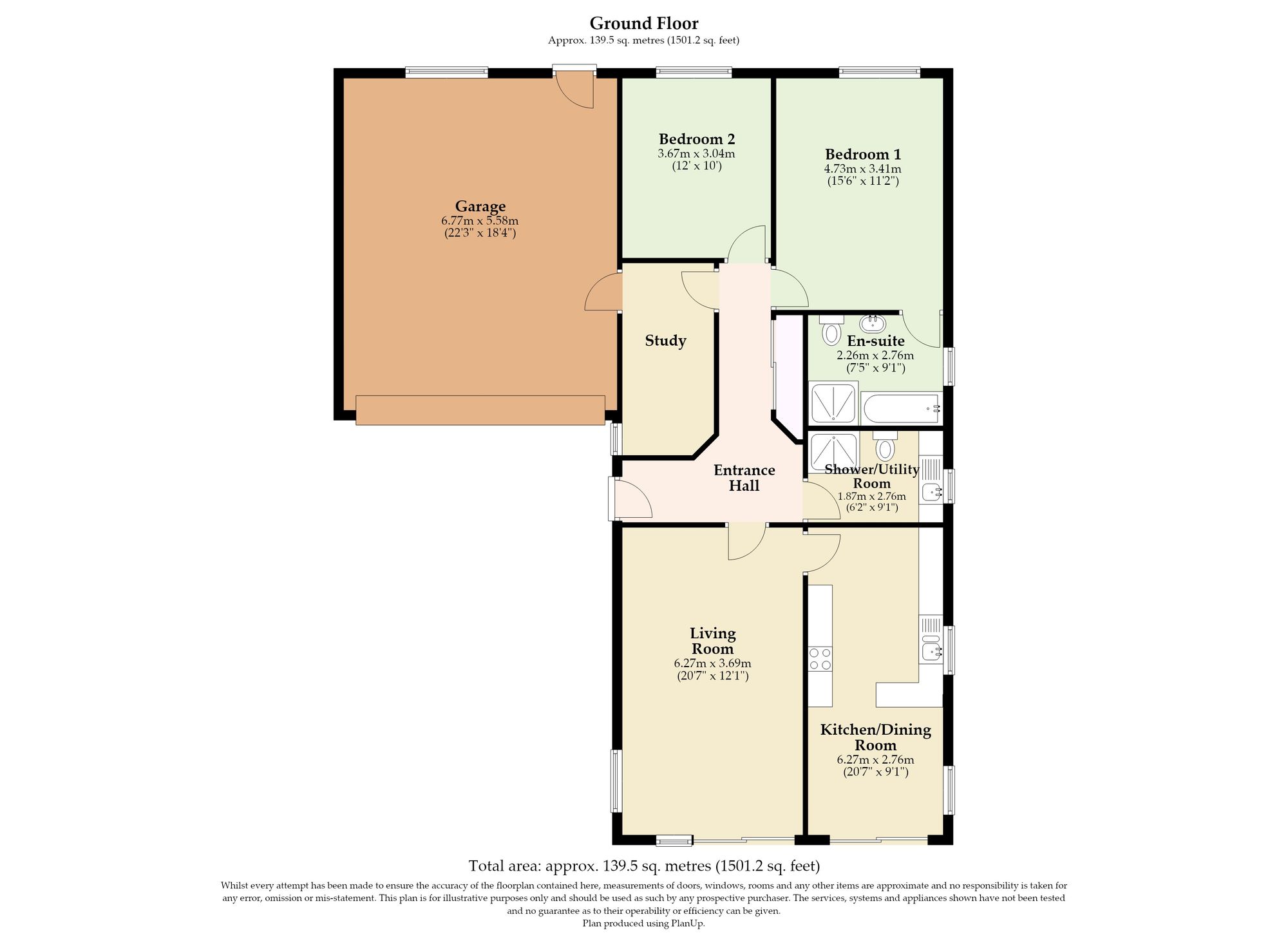 Plot 10 Sheringham Court Gardens, Sheringham floorplan