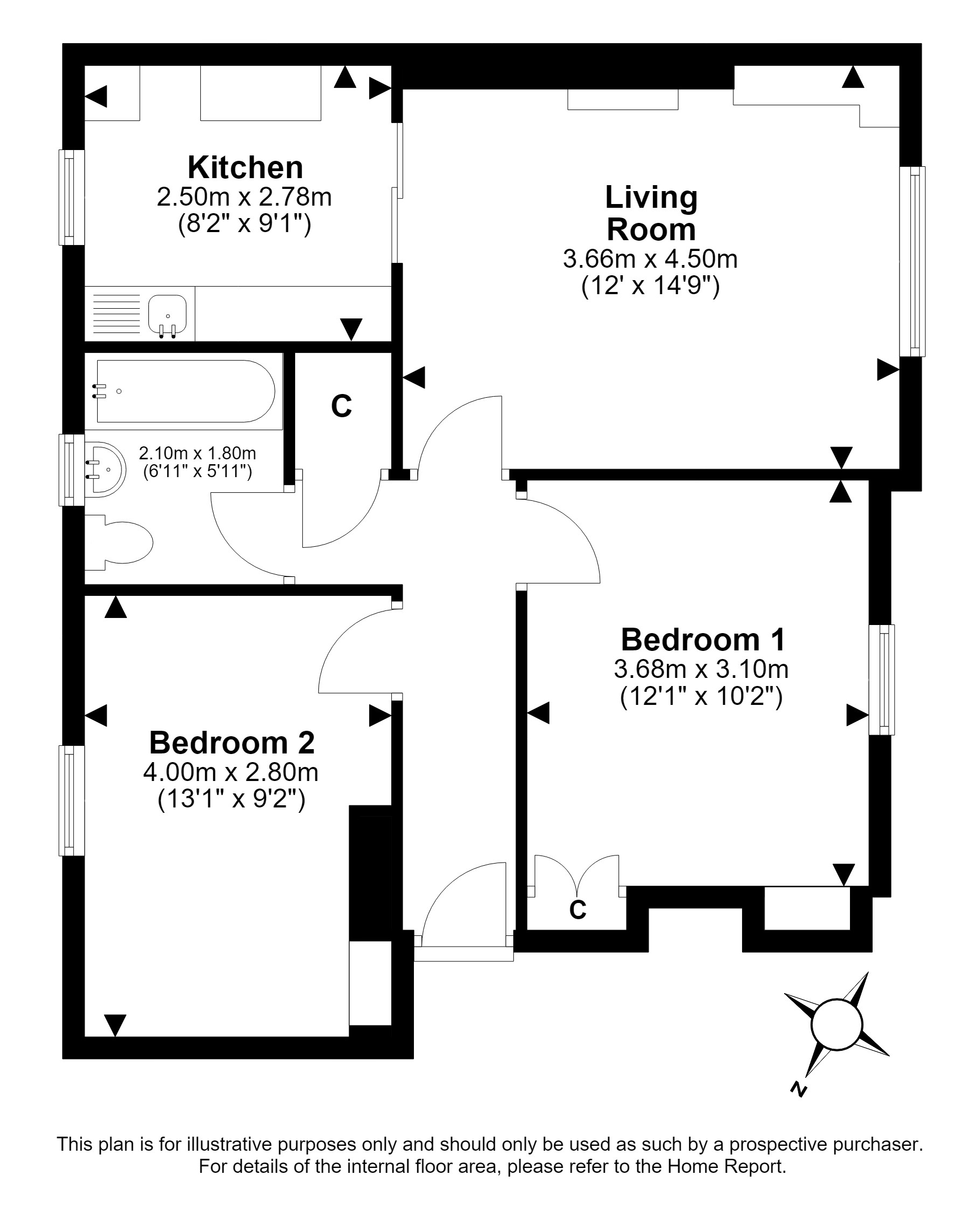 5/5, Parkhead Terrace, EDINBURGH floorplan