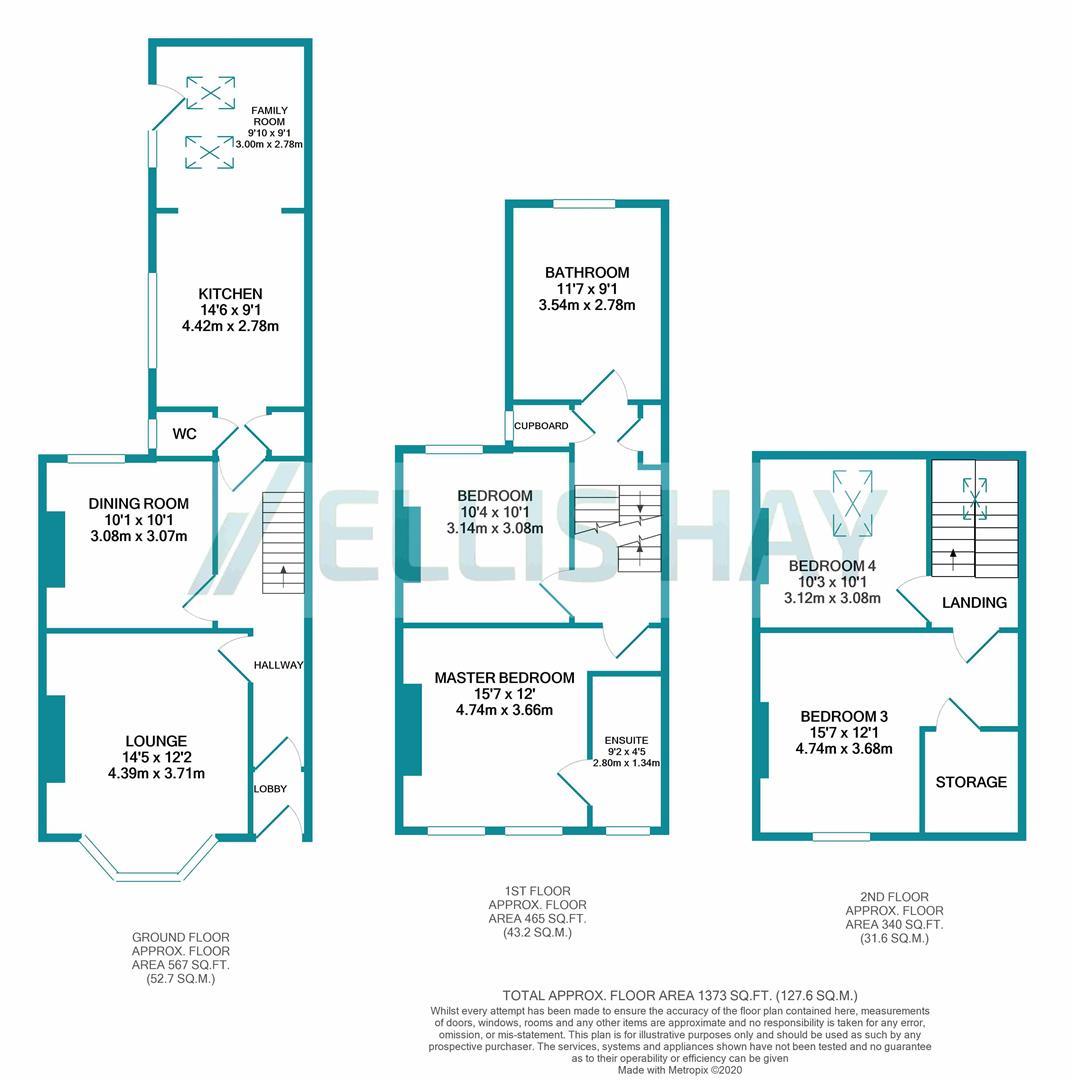 42, Londesborough Road, Scarborough floorplan