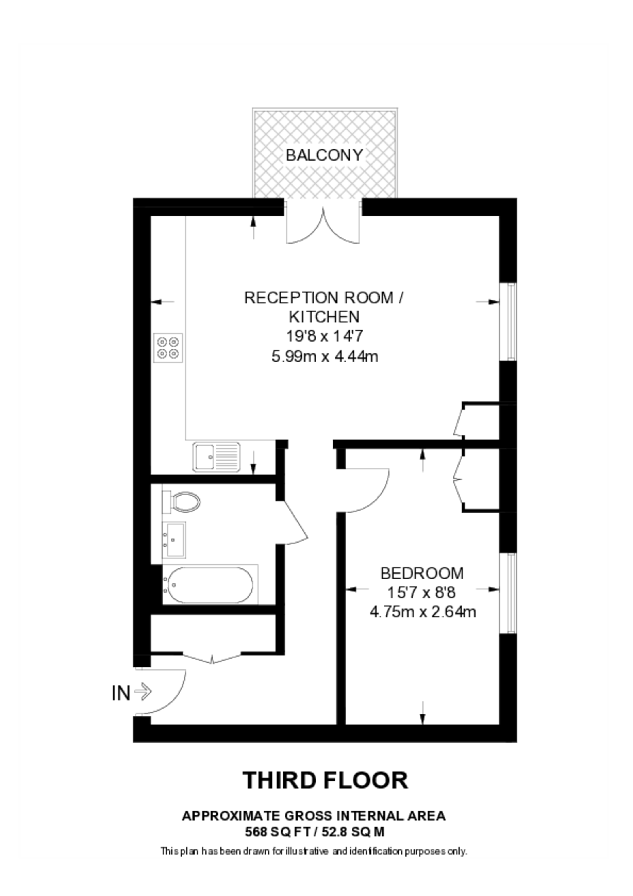 Flowers Close, Gladstone Park floorplan