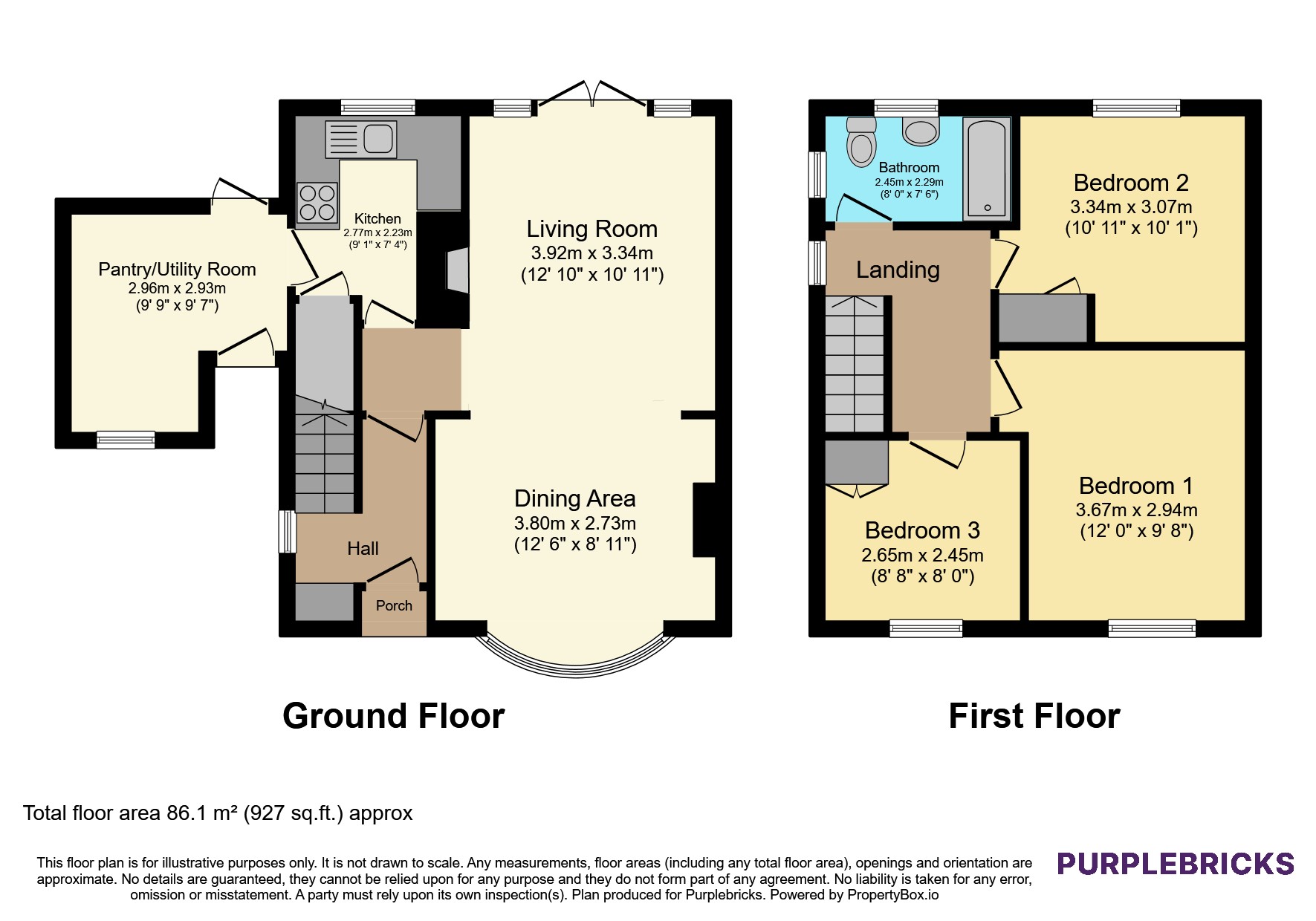 36, Oakdale, Barnsley floorplan