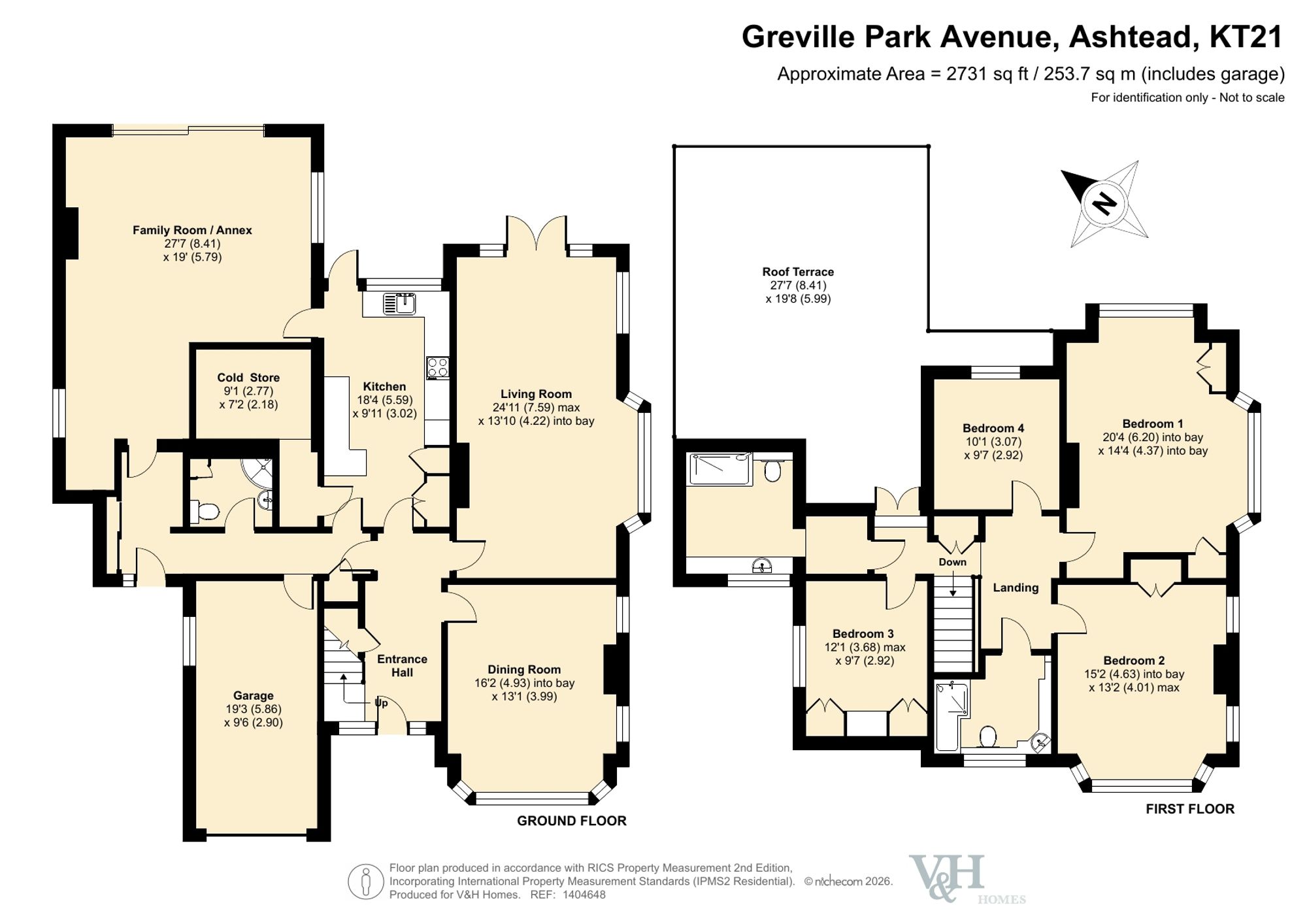 8 Greville Park Avenue, Ashtead floorplan