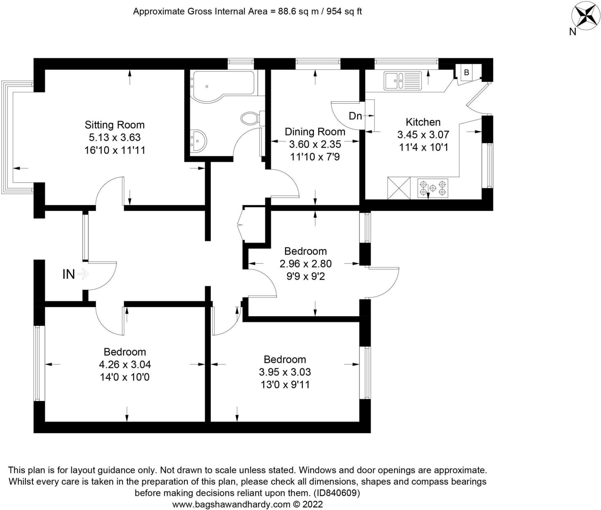 19 Church Road, Ashtead floorplan