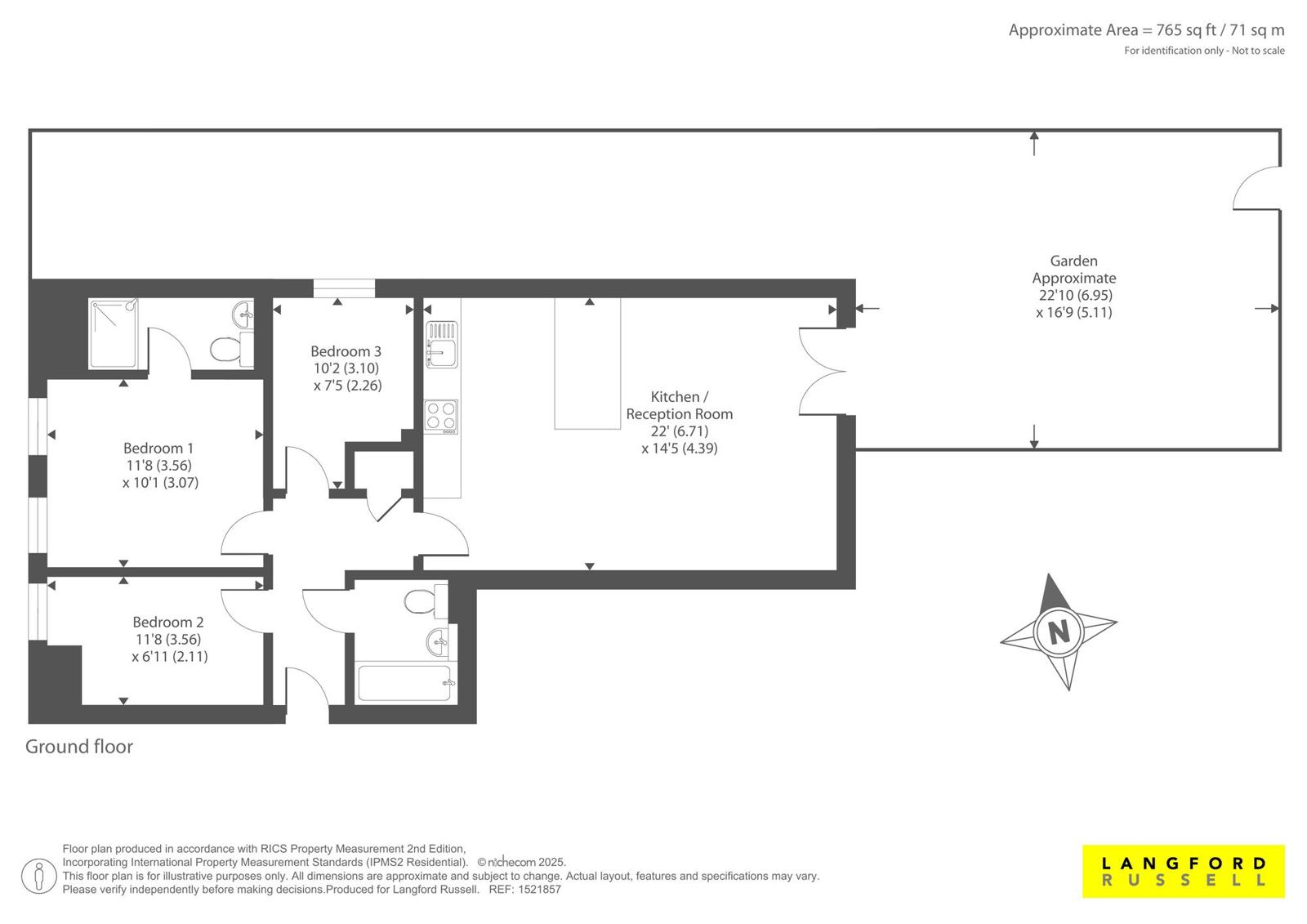 Flat 1, Holbrooke Court, 40, Orchard Avenue, Croydon floorplan