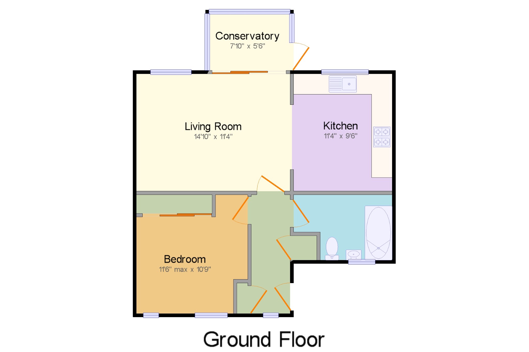 1 Bedrooms Bungalow for sale in Church Close, Upper Beeding, Steyning, West Sussex BN44