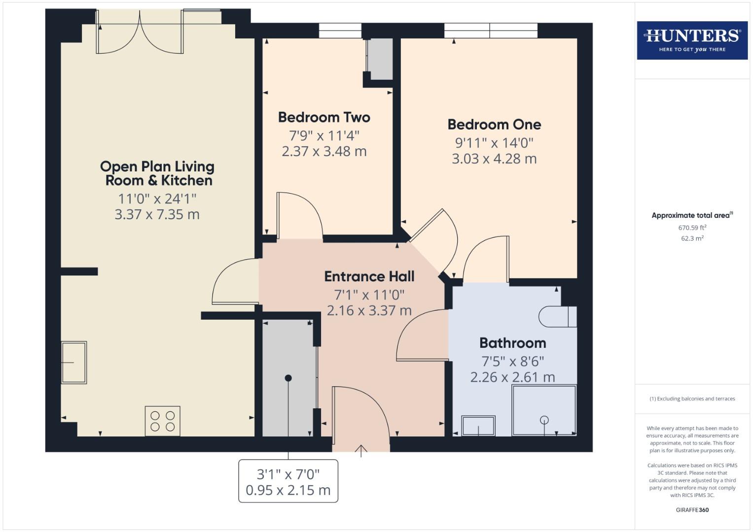 (75%), Castlestead View, Castlestead Close, Oxenholme floorplan