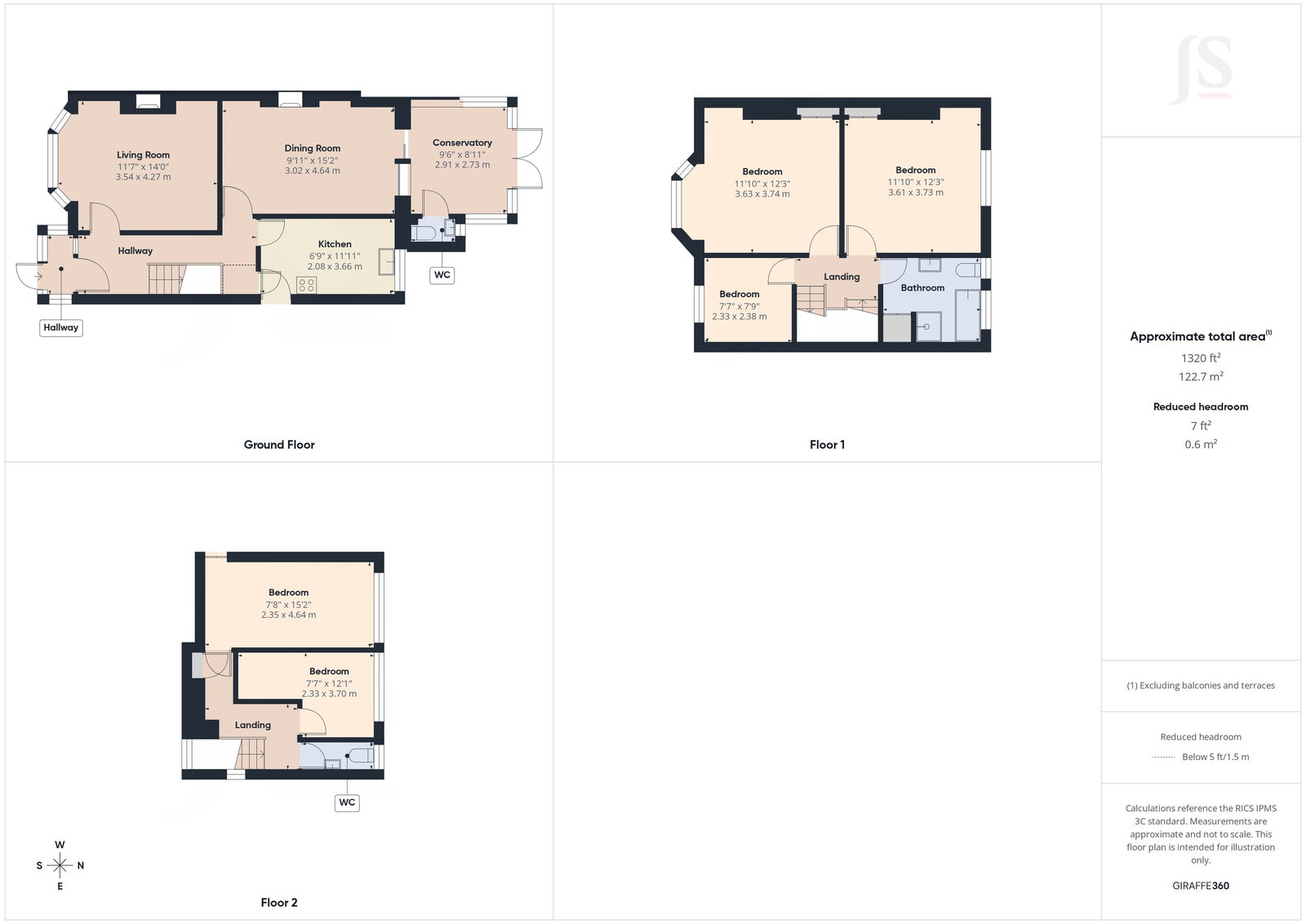 1, Bruce Villas, Worthing floorplan