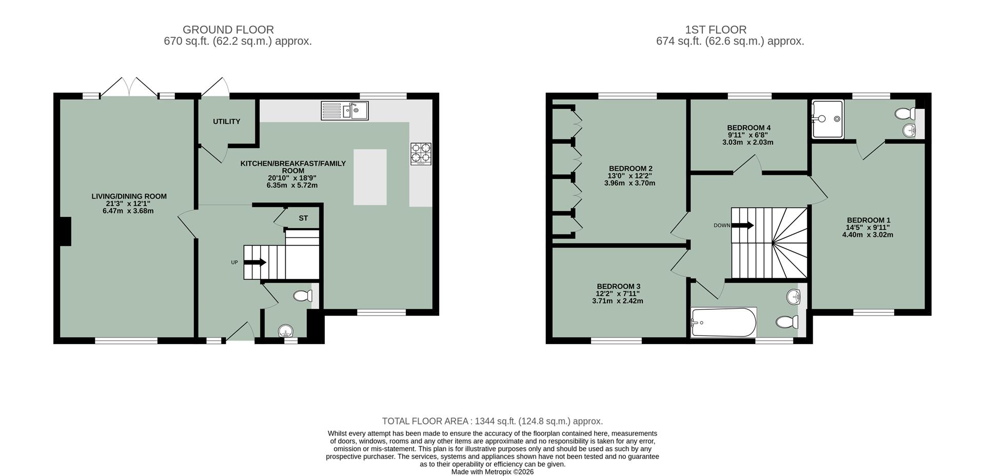 127, High Street, Chalgrove floorplan