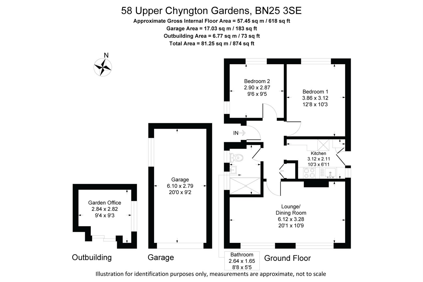 58, Upper Chyngton Gardens, Seaford floorplan