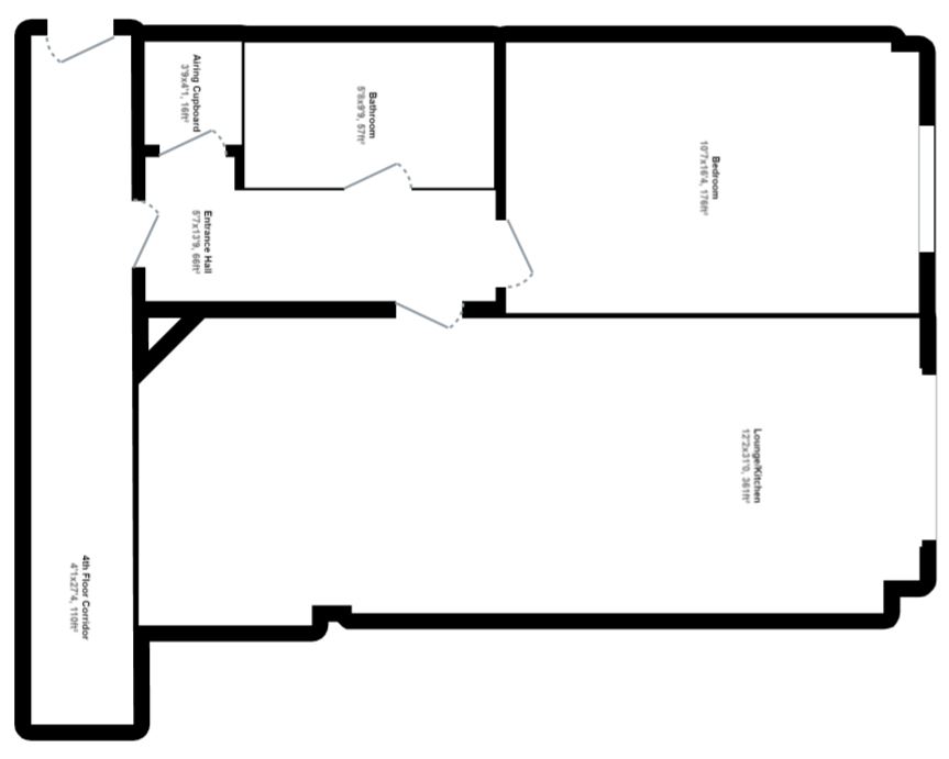 The Empress, 27 Sunbridge Road, Bradford, West Yorkshire BD1, 1 bedroom