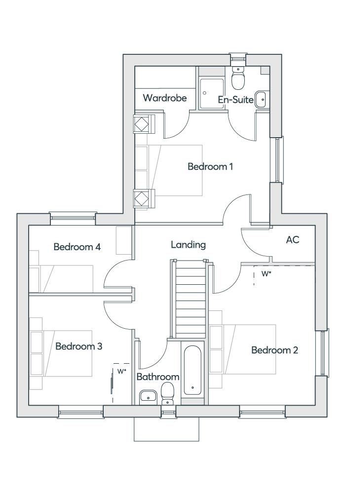 106, Taylors Ln, Broomhall, Worcester floorplan