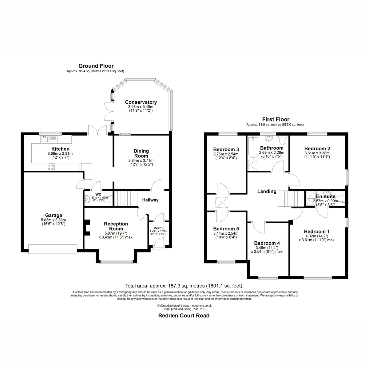 24, Redden Court Road, Romford floorplan