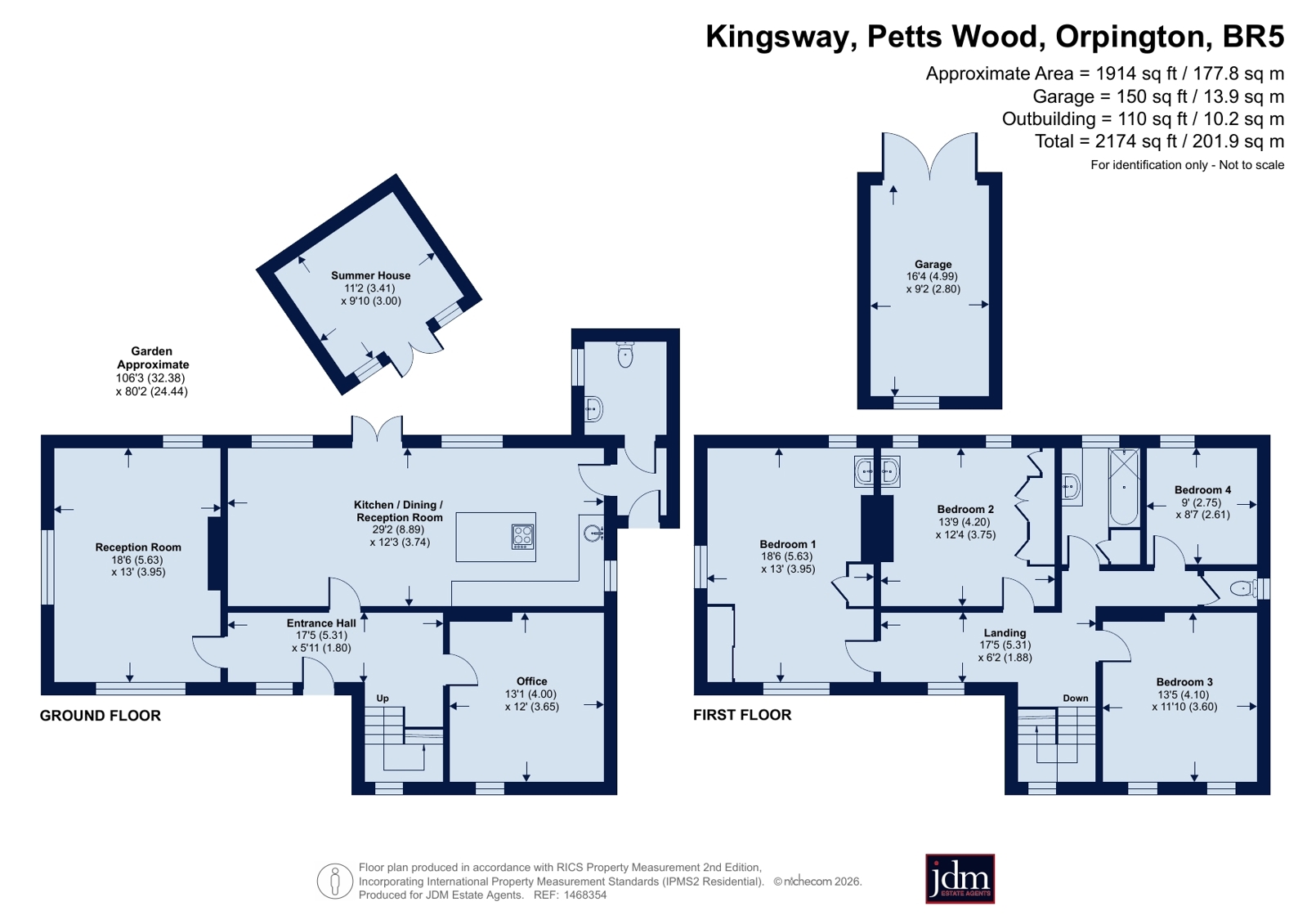 148, Kingsway, Orpington floorplan