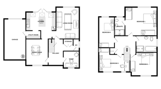 9, PYRUS WALK, BRIDGWATER floorplan