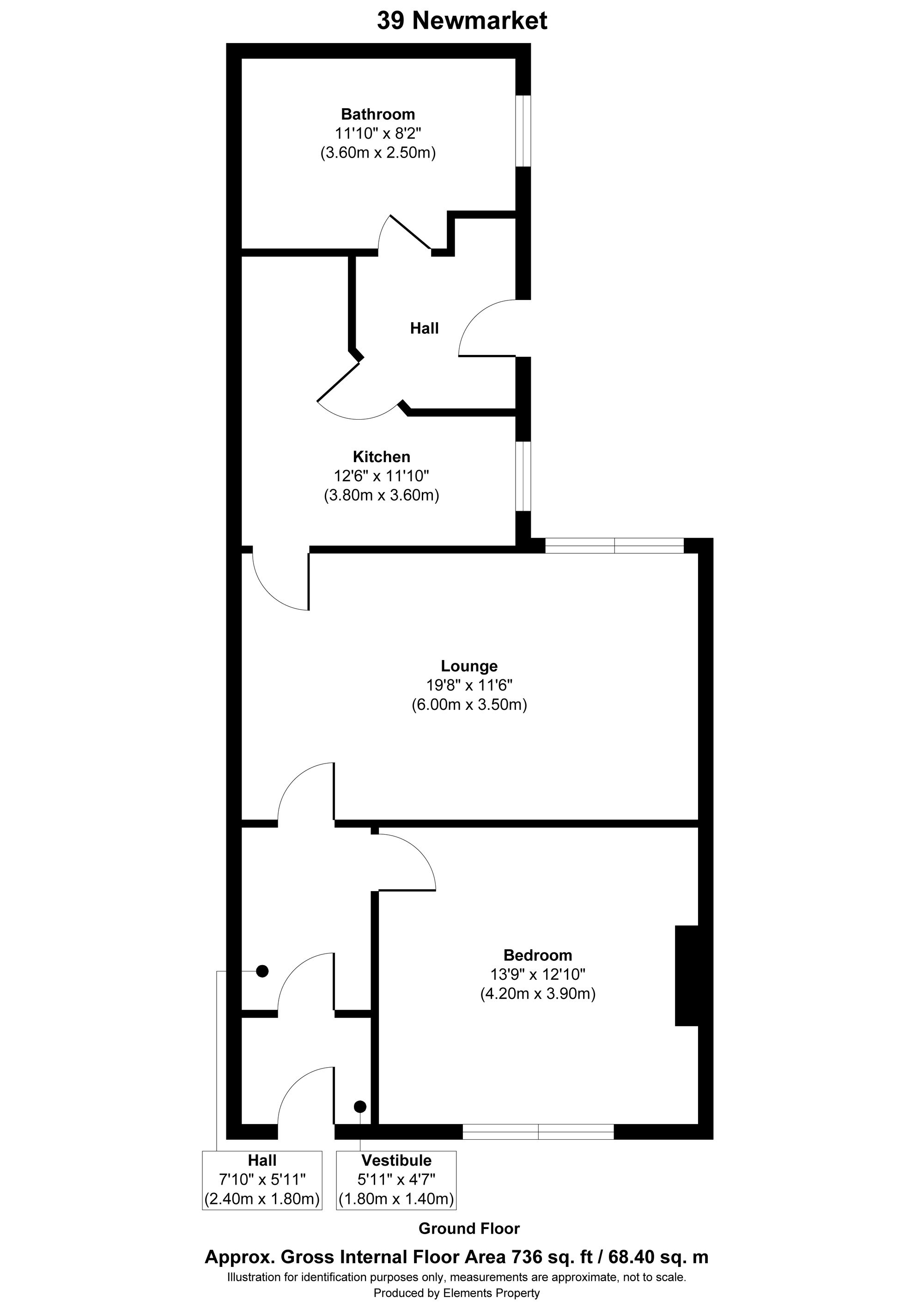 39 Newmarket, Stirling floorplan
