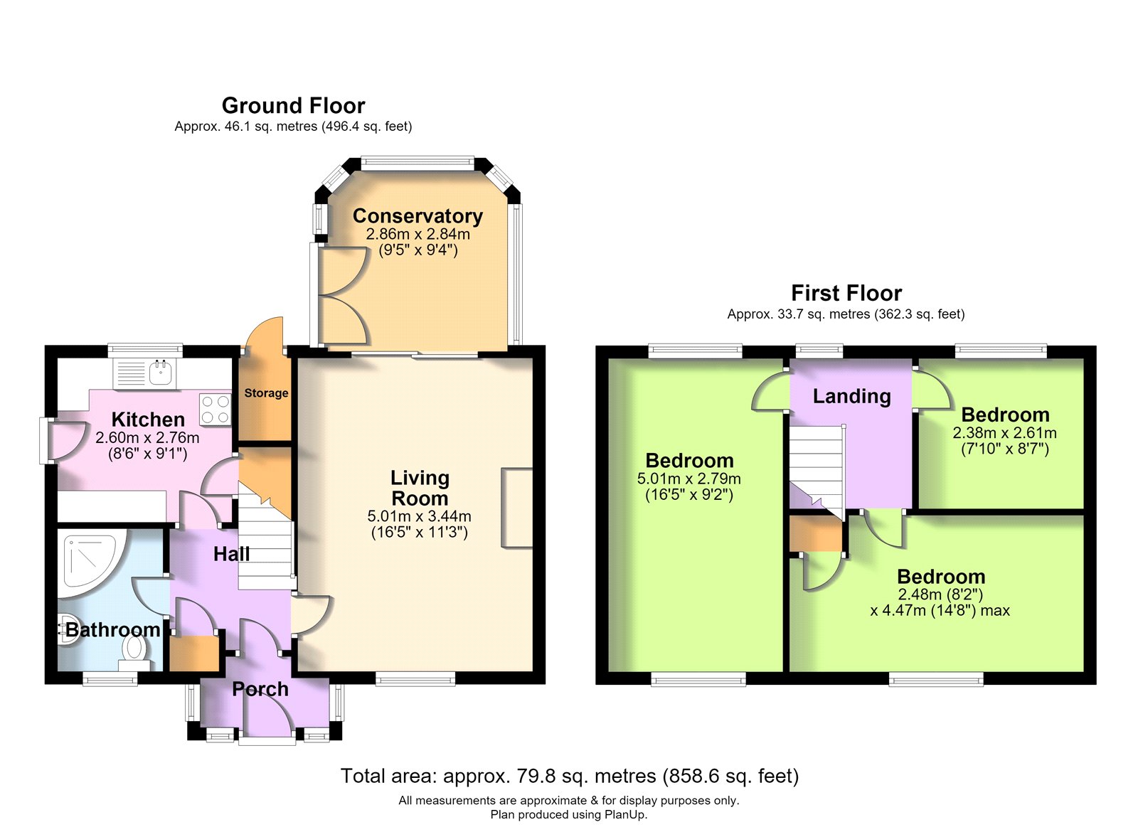 64, James Way, Telford floorplan