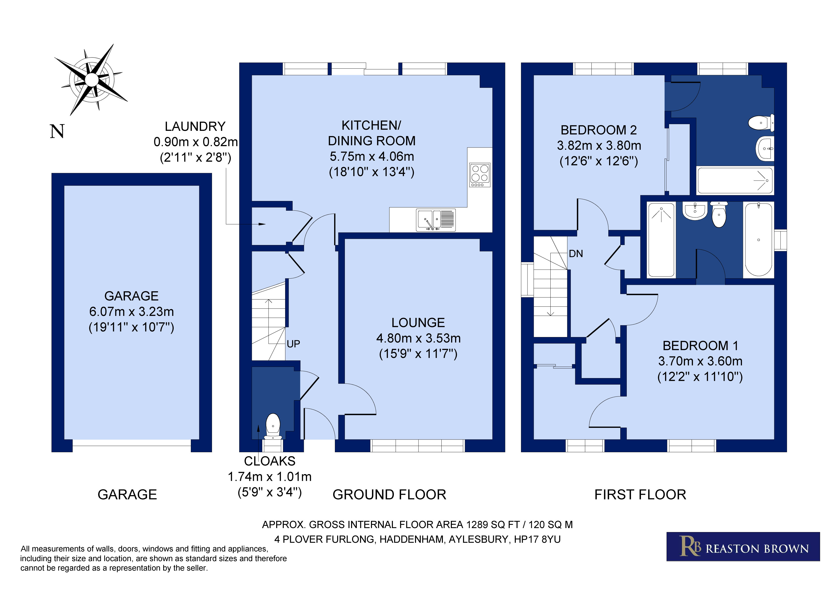 4, Plover Furlong, Haddenham floorplan