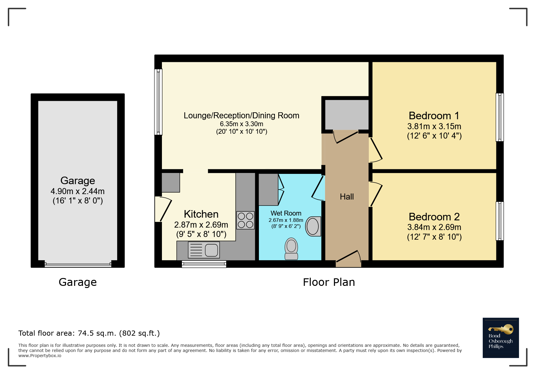12, Hillcrest Road, Devon floorplan