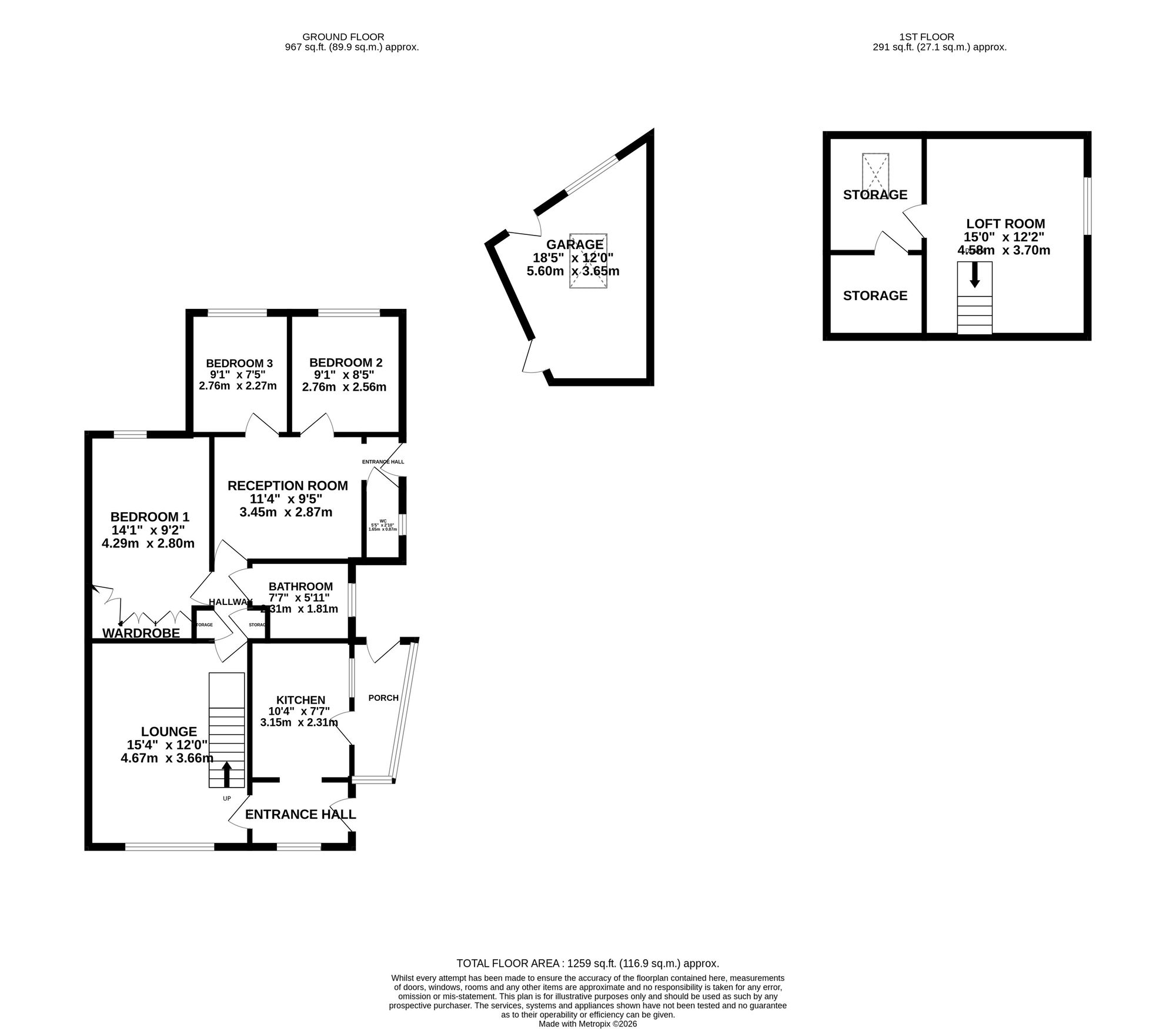 15 Alder Avenue, Stockport floorplan