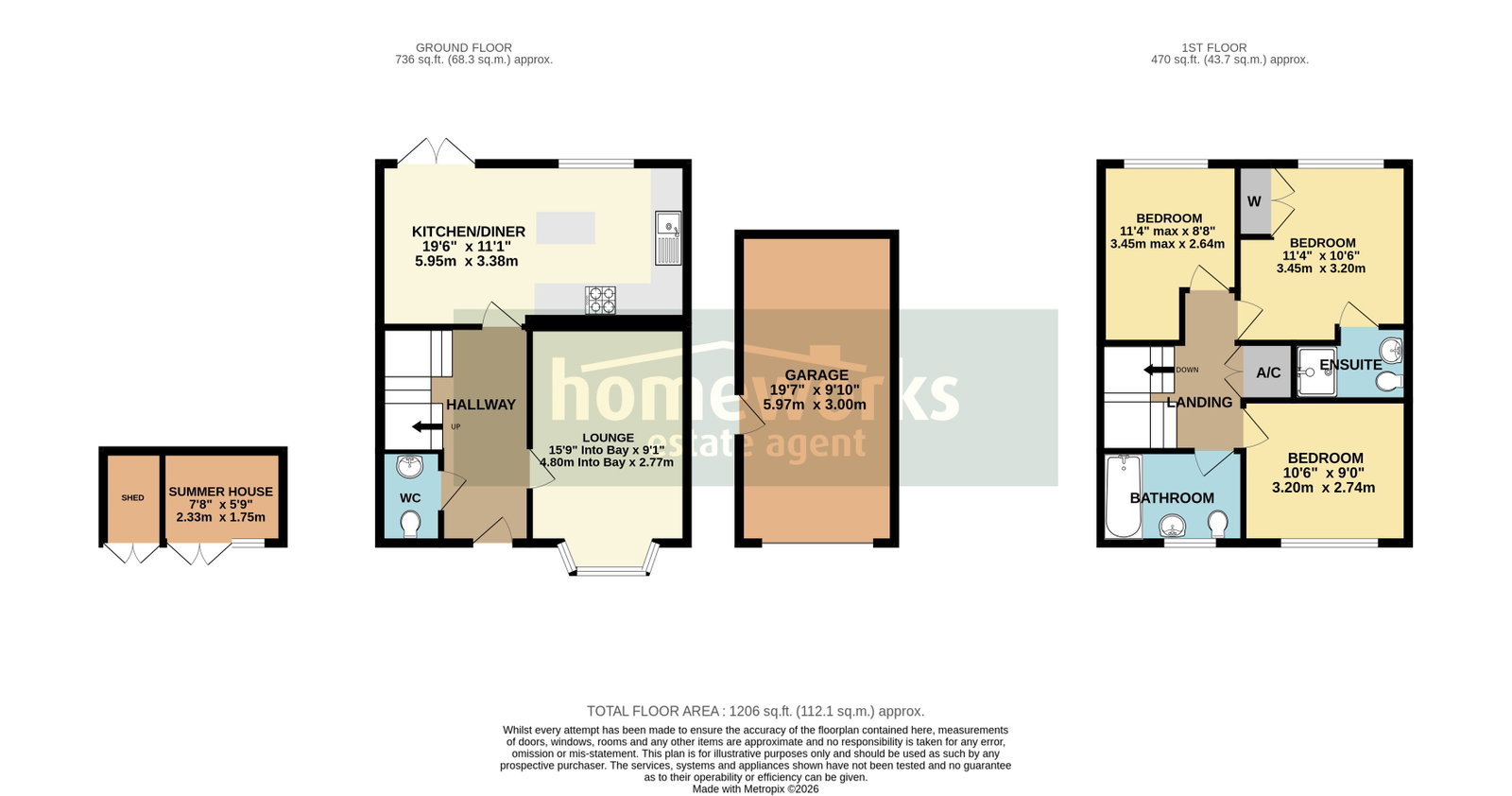 5, Crispin Road, Dereham floorplan