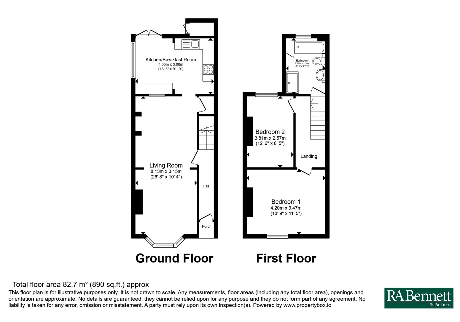 4, Northcote Street, Warwickshire floorplan
