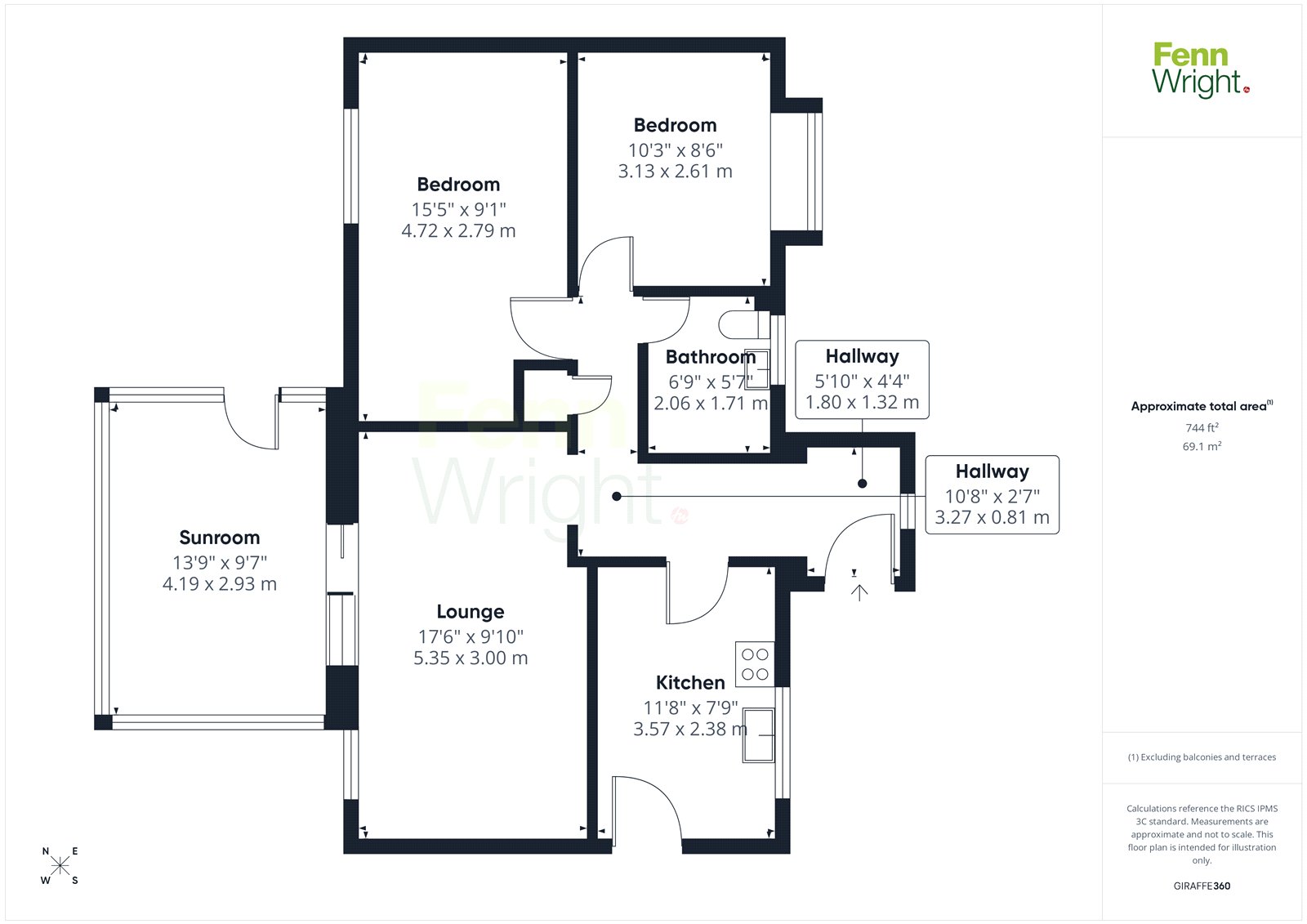 73, Barley Way, Colchester floorplan