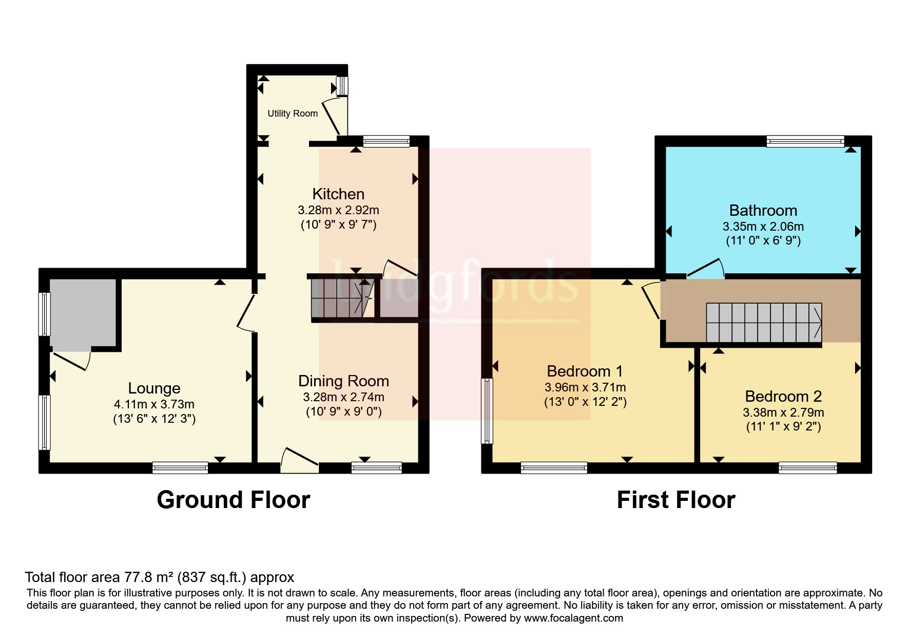 55, South Park Road, Cheshire floorplan