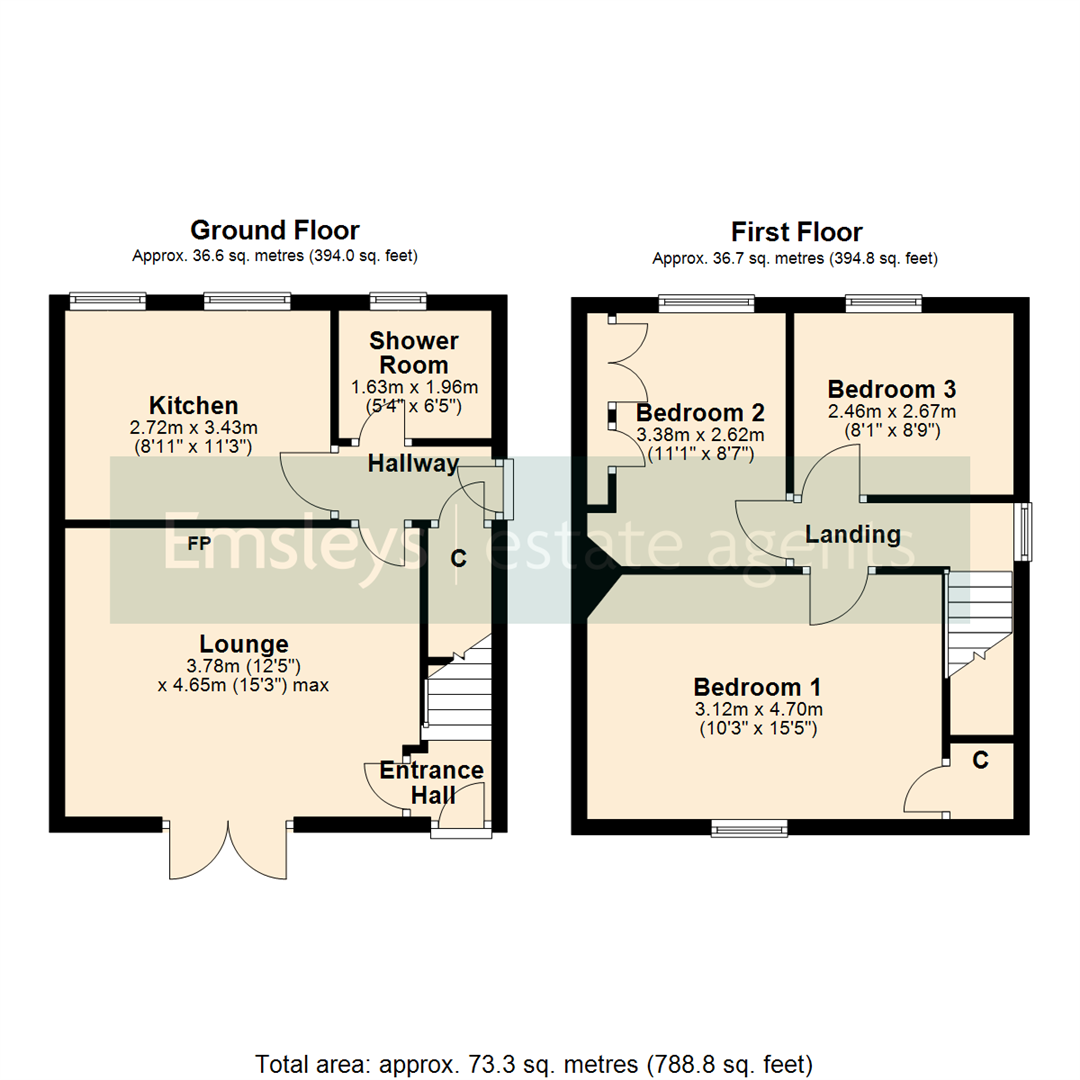 36, Highfield Villas, Leeds floorplan