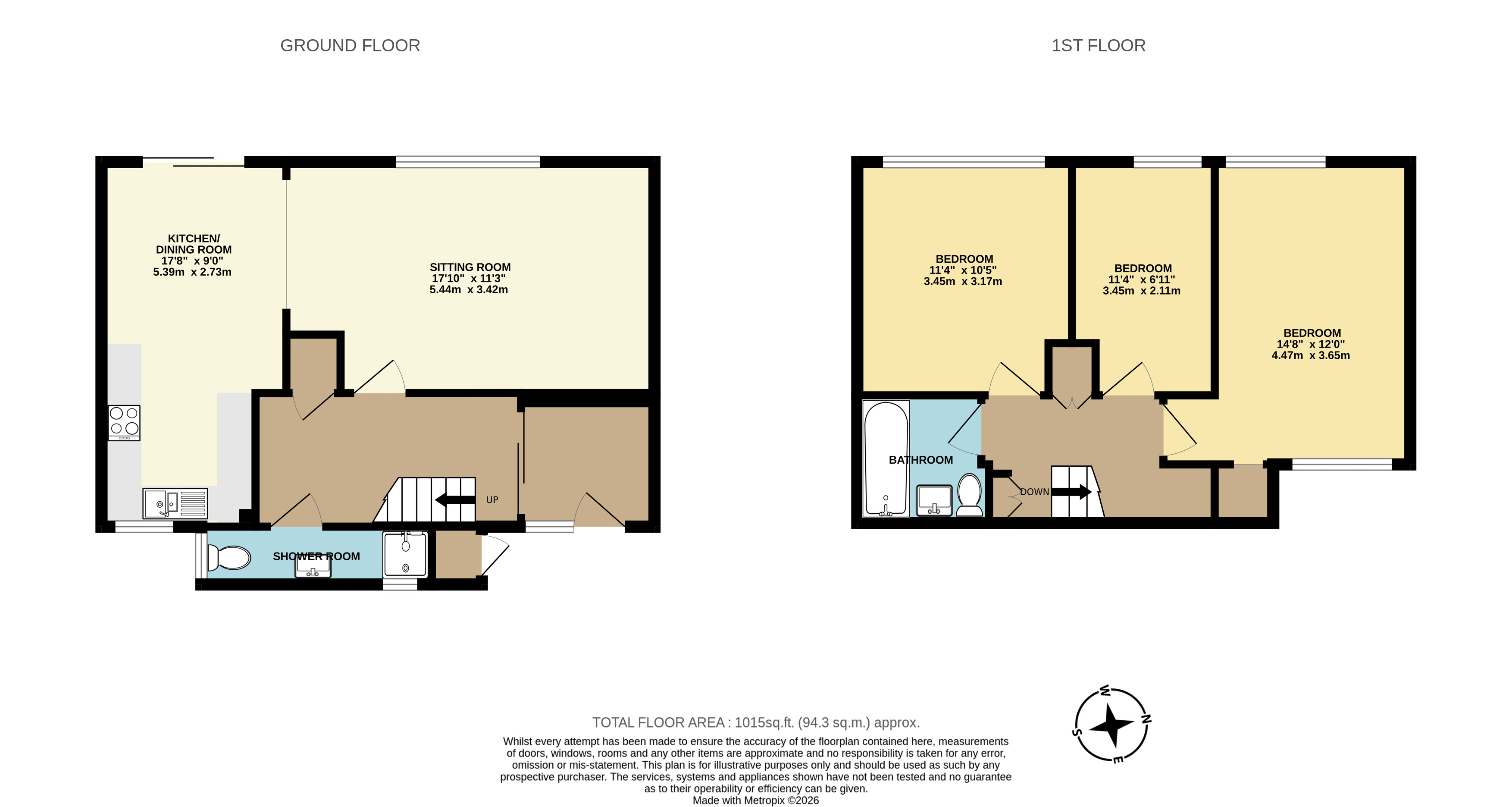 3, Wainhouse Close, Kent floorplan