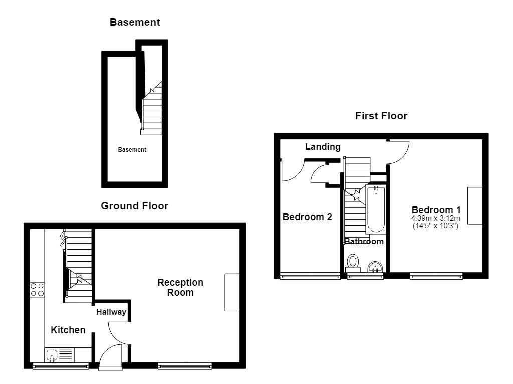 49, Unsworth Street, Bacup floorplan