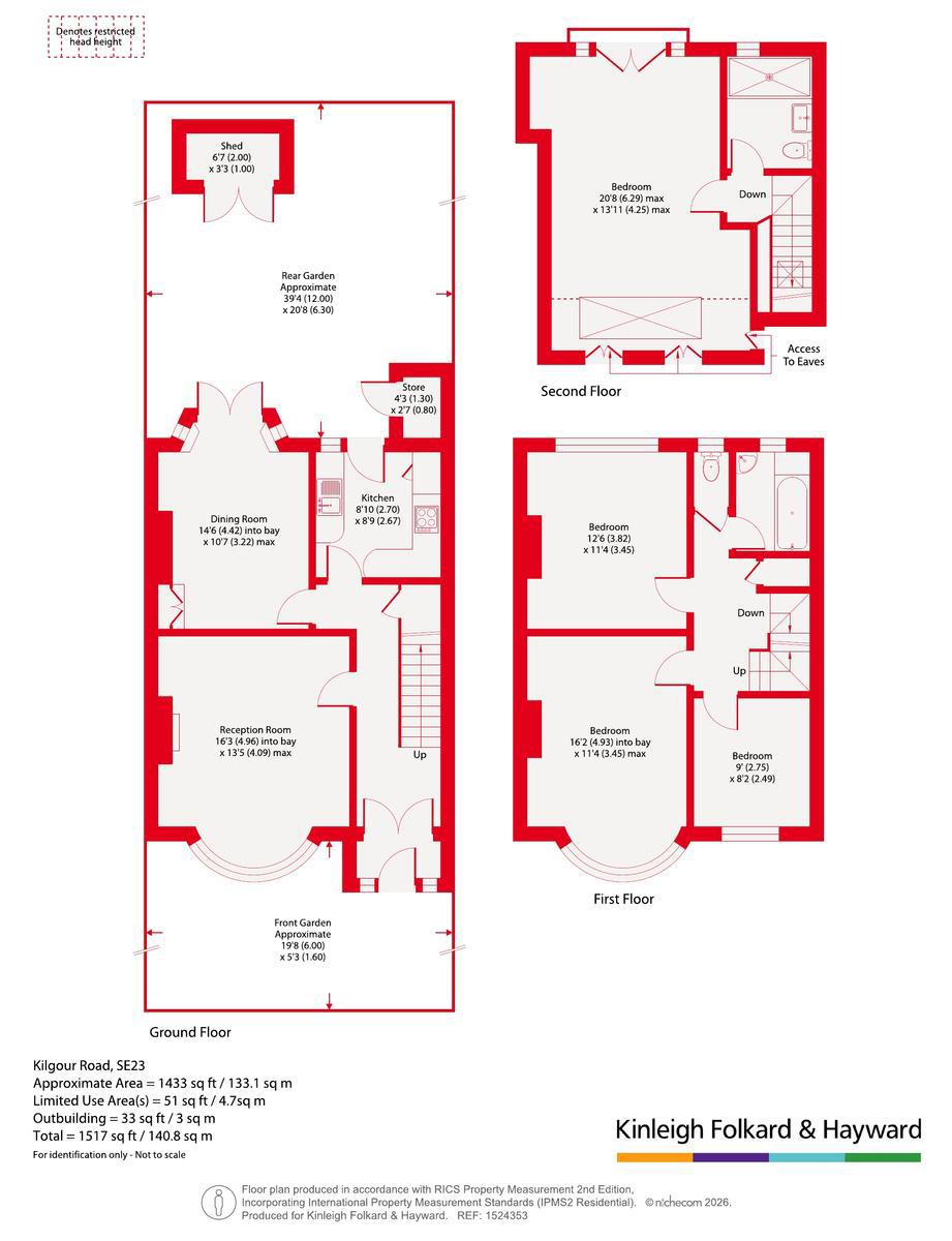 33, Kilgour Road, London floorplan