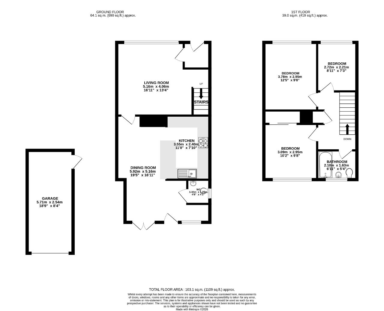 9, Marston Road, Trowbridge floorplan