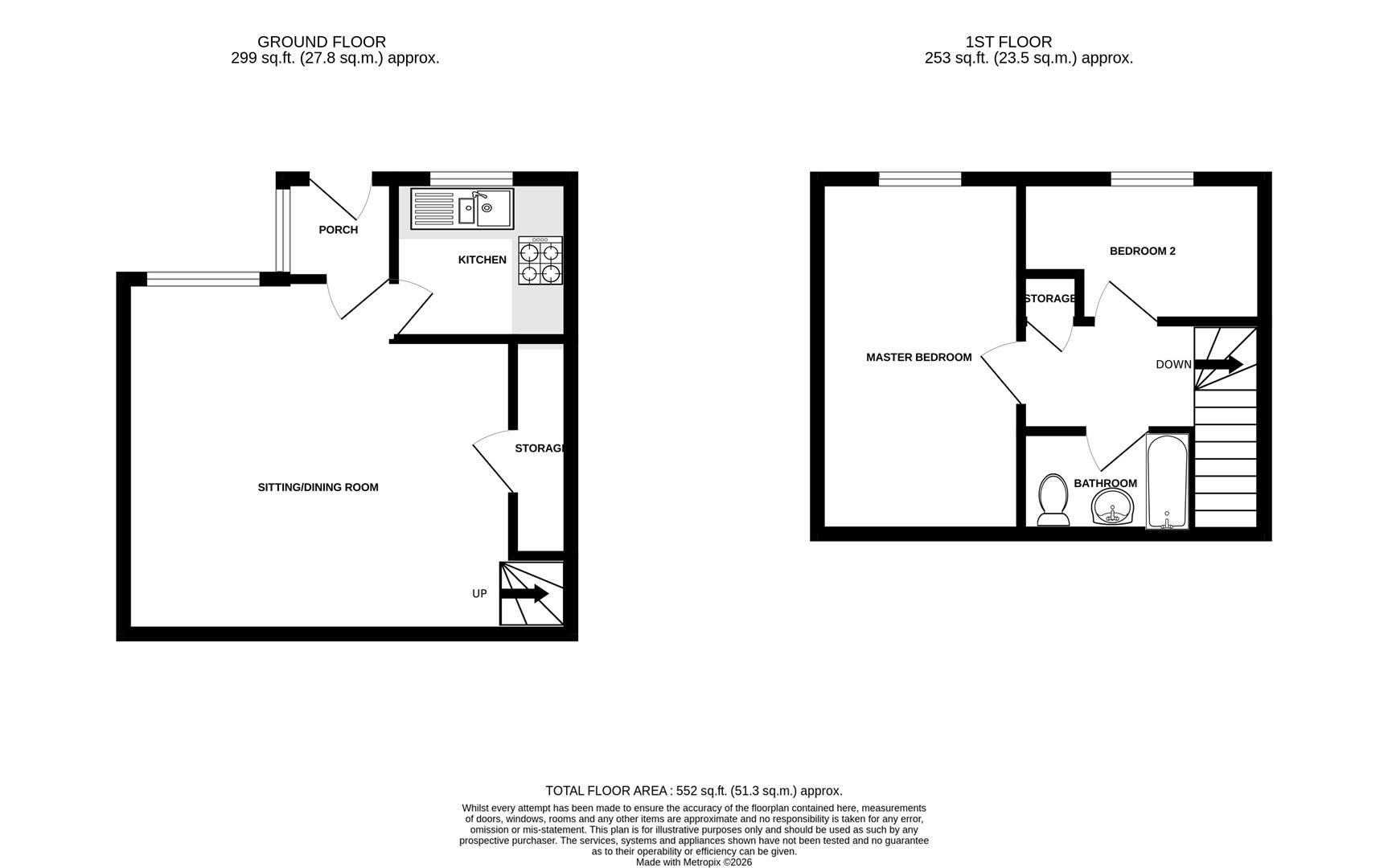 34, Elmer Mews, Leatherhead floorplan