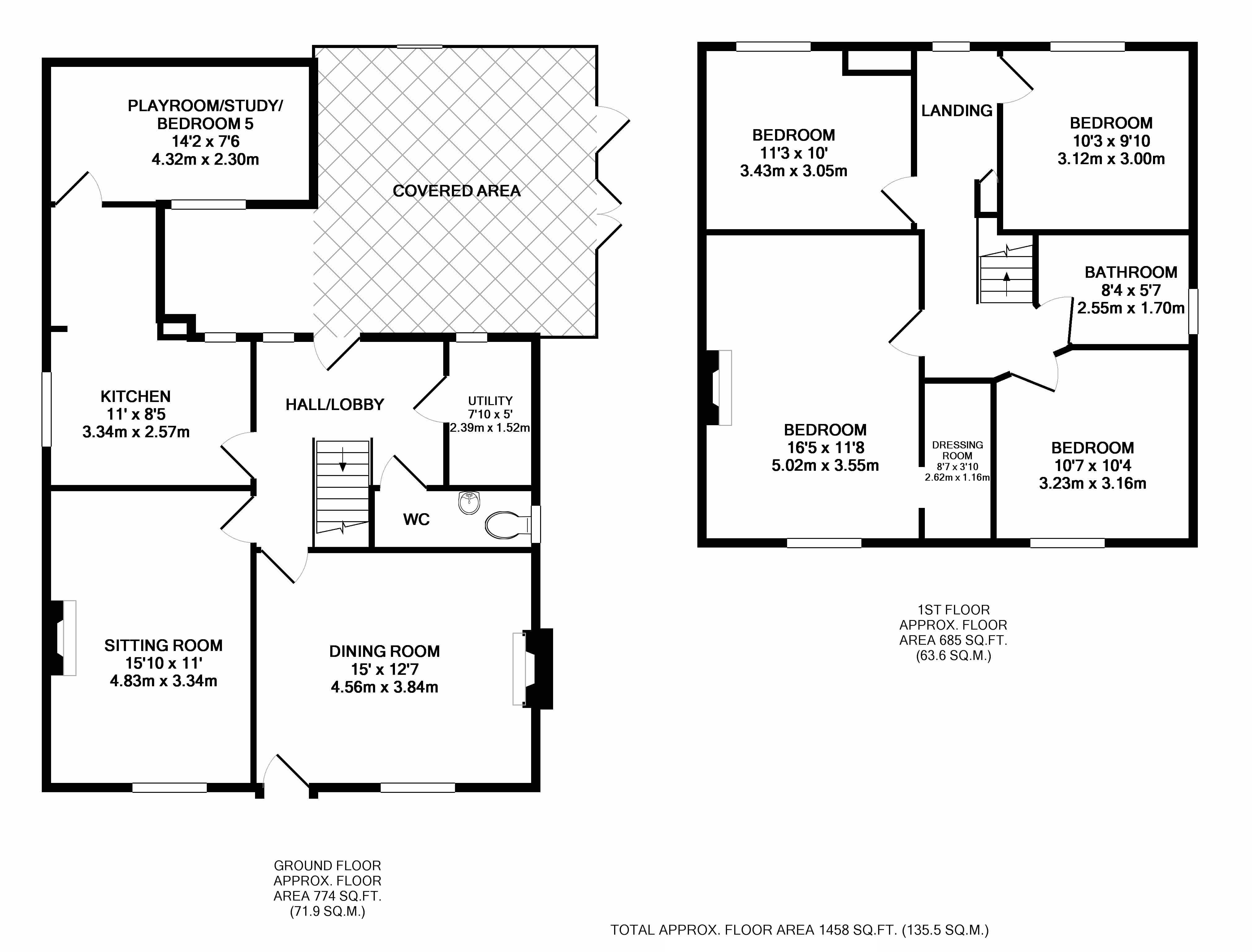 5 Bedrooms Detached house for sale in The Downs, Dunmow CM6