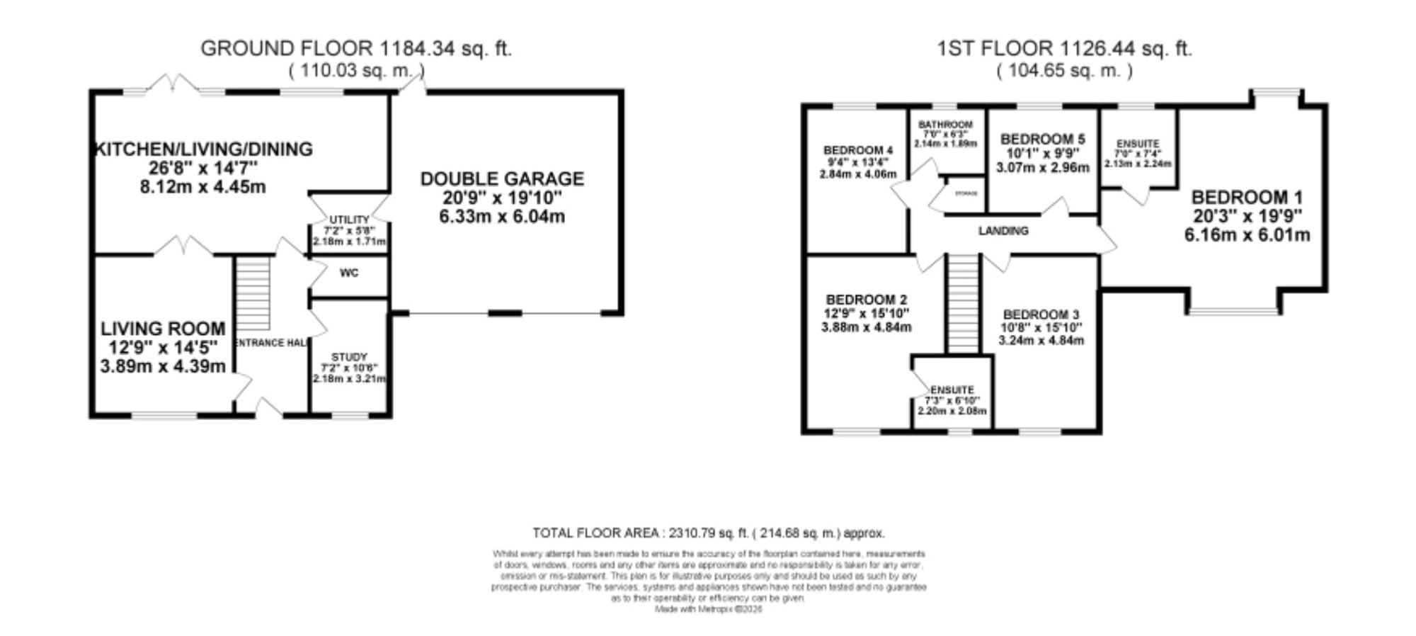 18 Clifford Place, Stafford floorplan