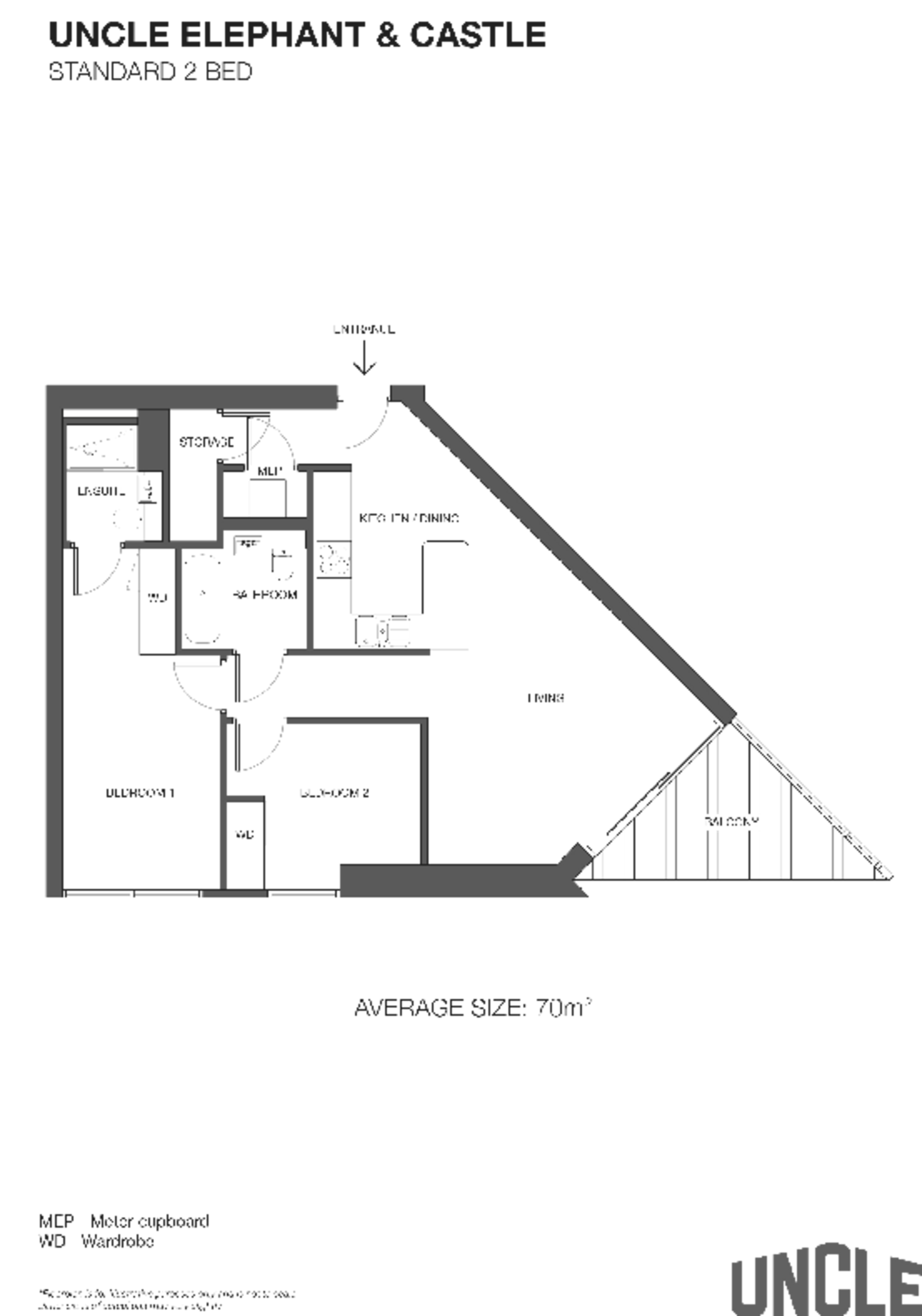 UNCLE Elephant and Castle, Elephant and Castle floorplan