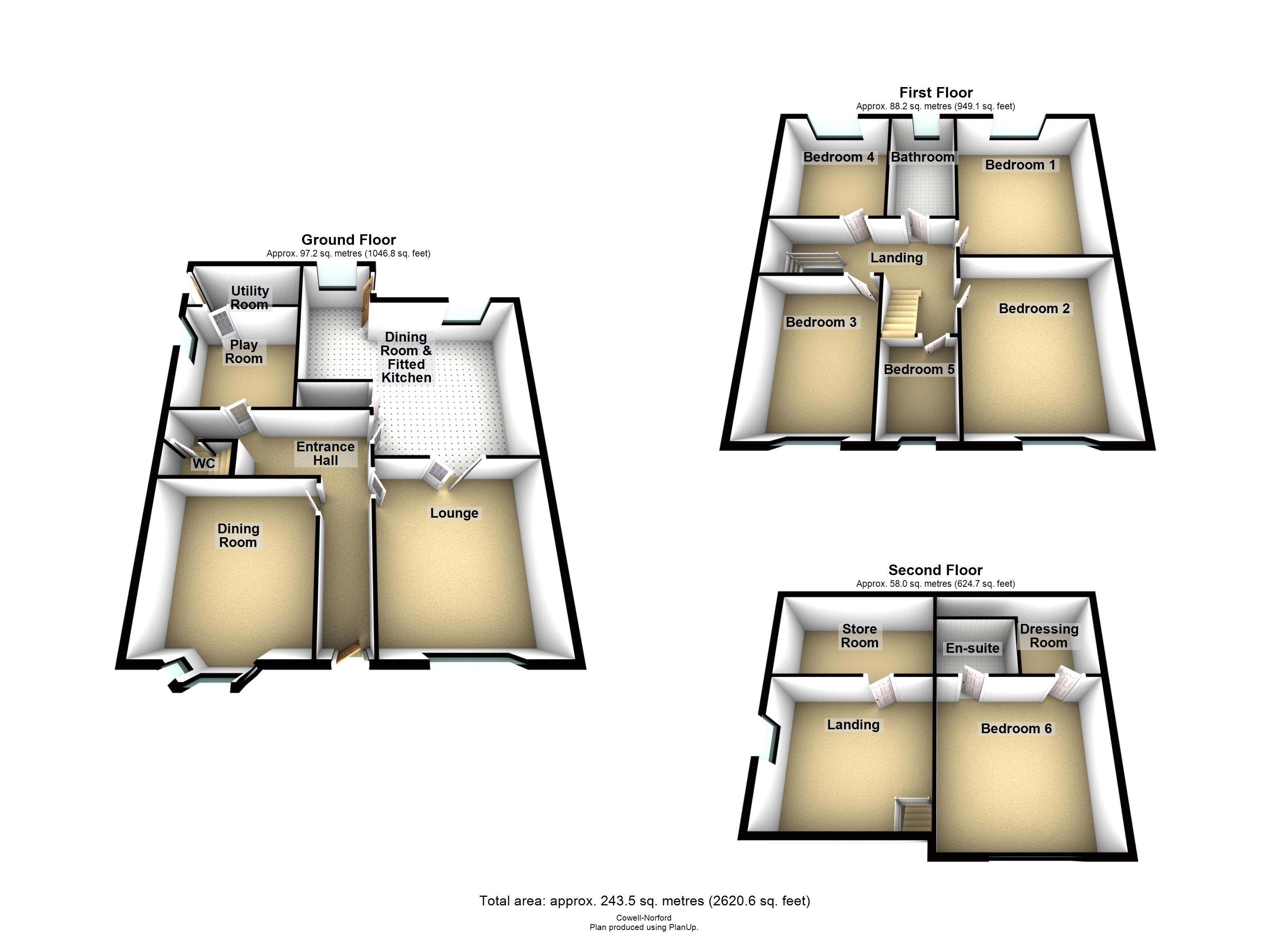 6 Bedrooms End terrace house for sale in Wellington Street, Littleborough, Rochdale, Greater Manchester OL15