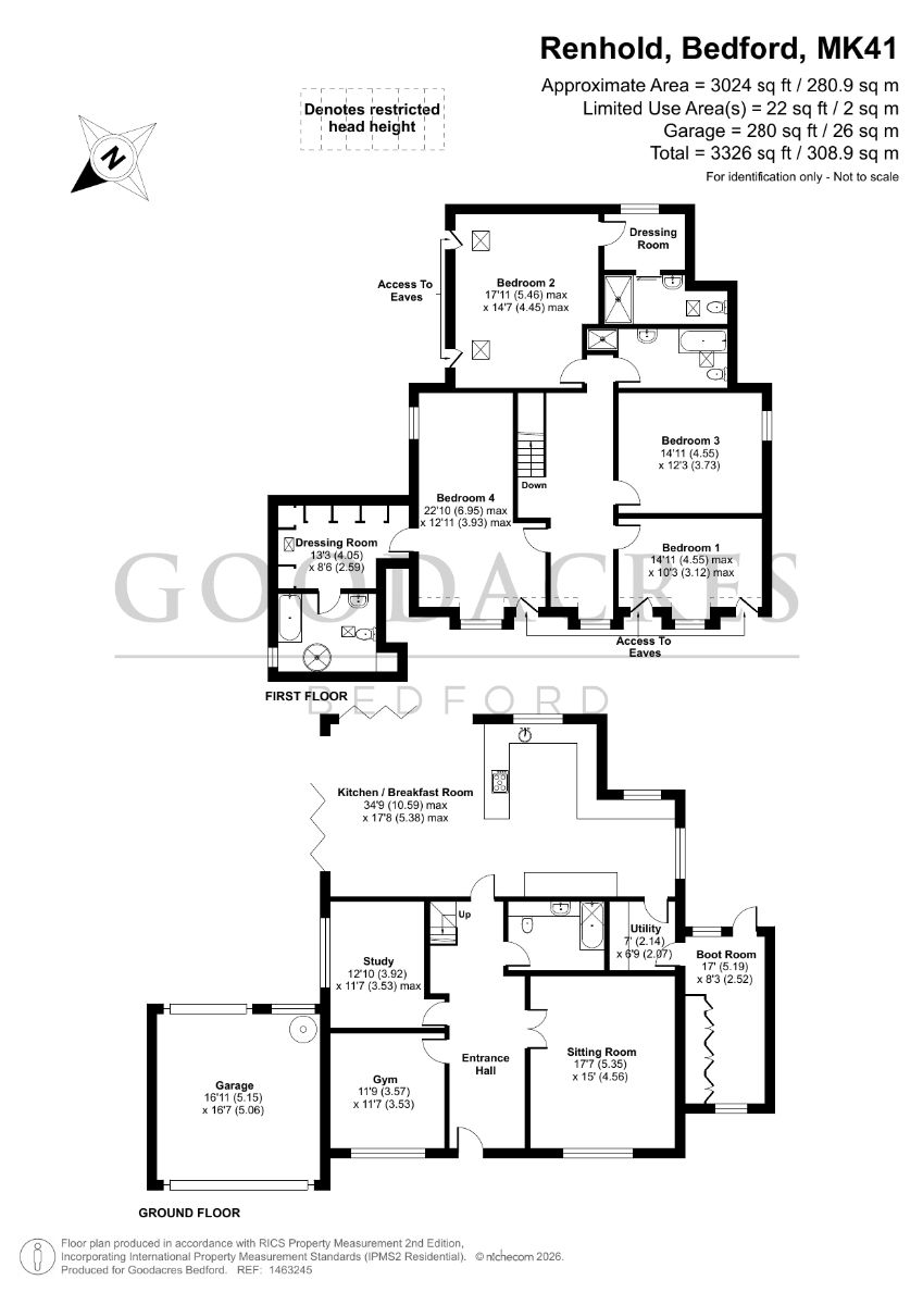63 Wilden Road, Bedford floorplan