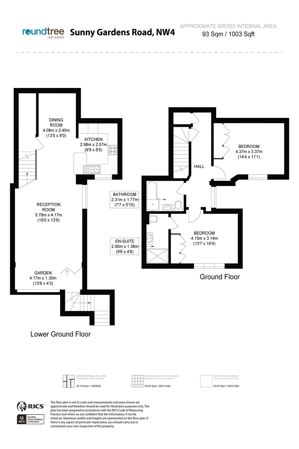 Flat 1, Sunny Gardens Road, Hendon floorplan