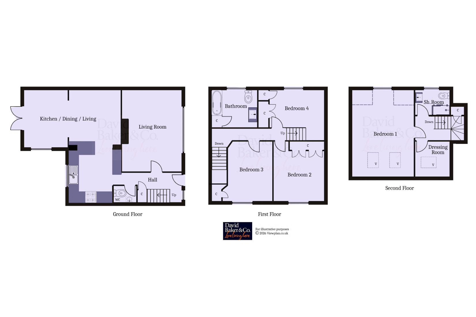 206, Redlands Road, Penarth floorplan