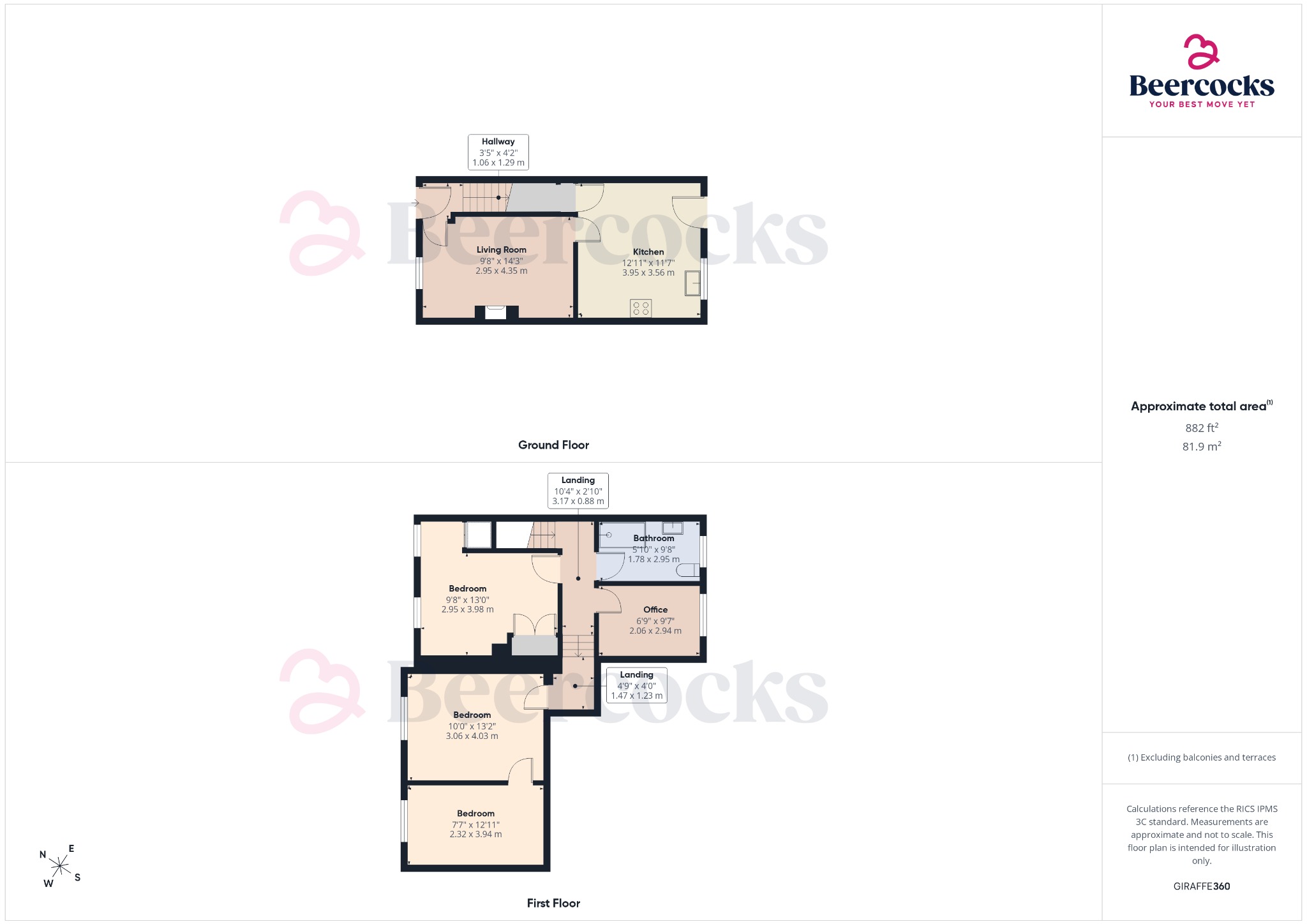 2 Castle Mews, West End, Brough floorplan