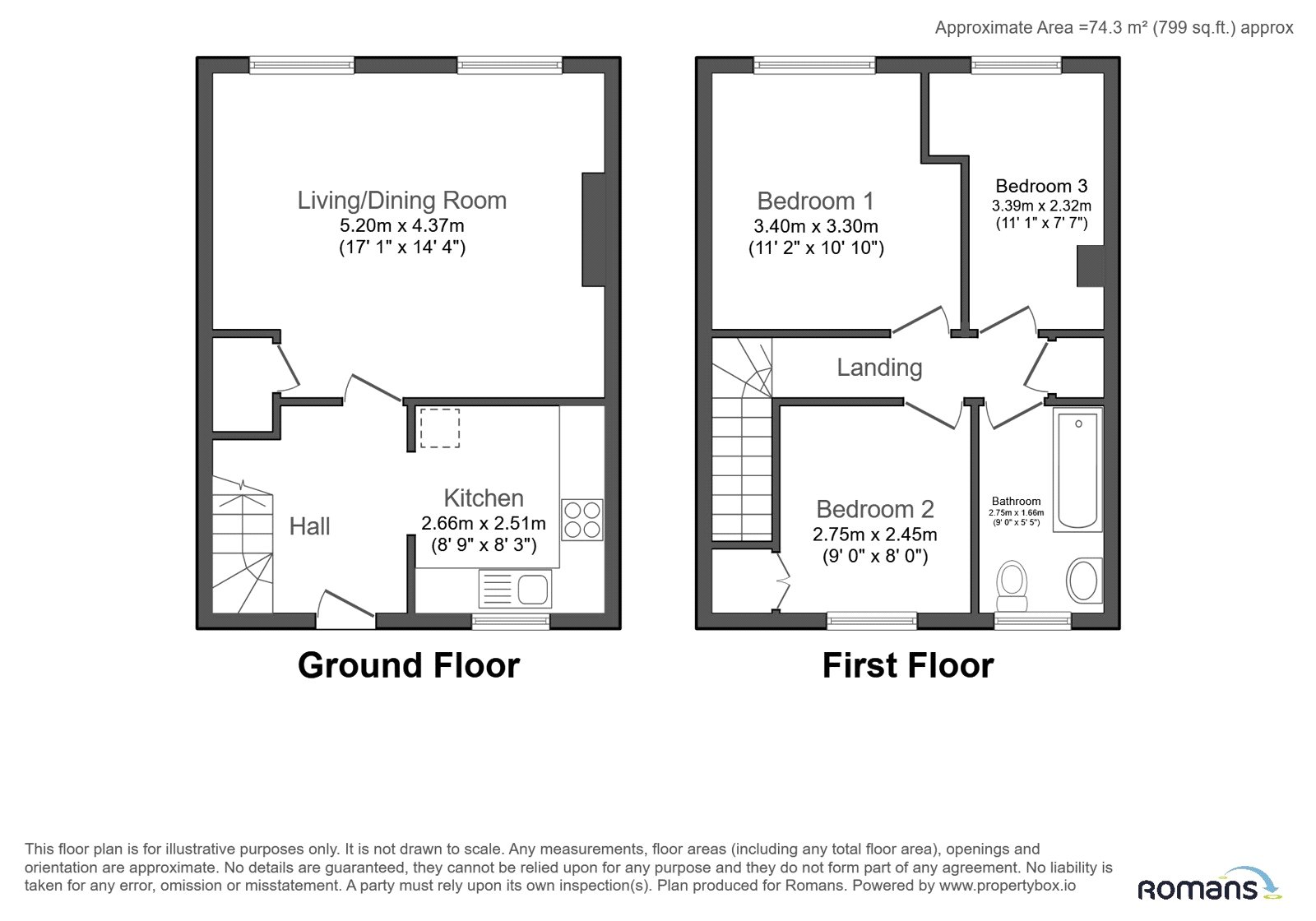 10A, The Parade, Camberley floorplan