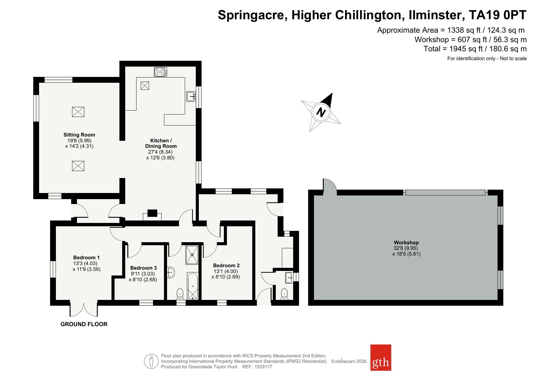 Springacre,, Higher Chillington, Somerset floorplan