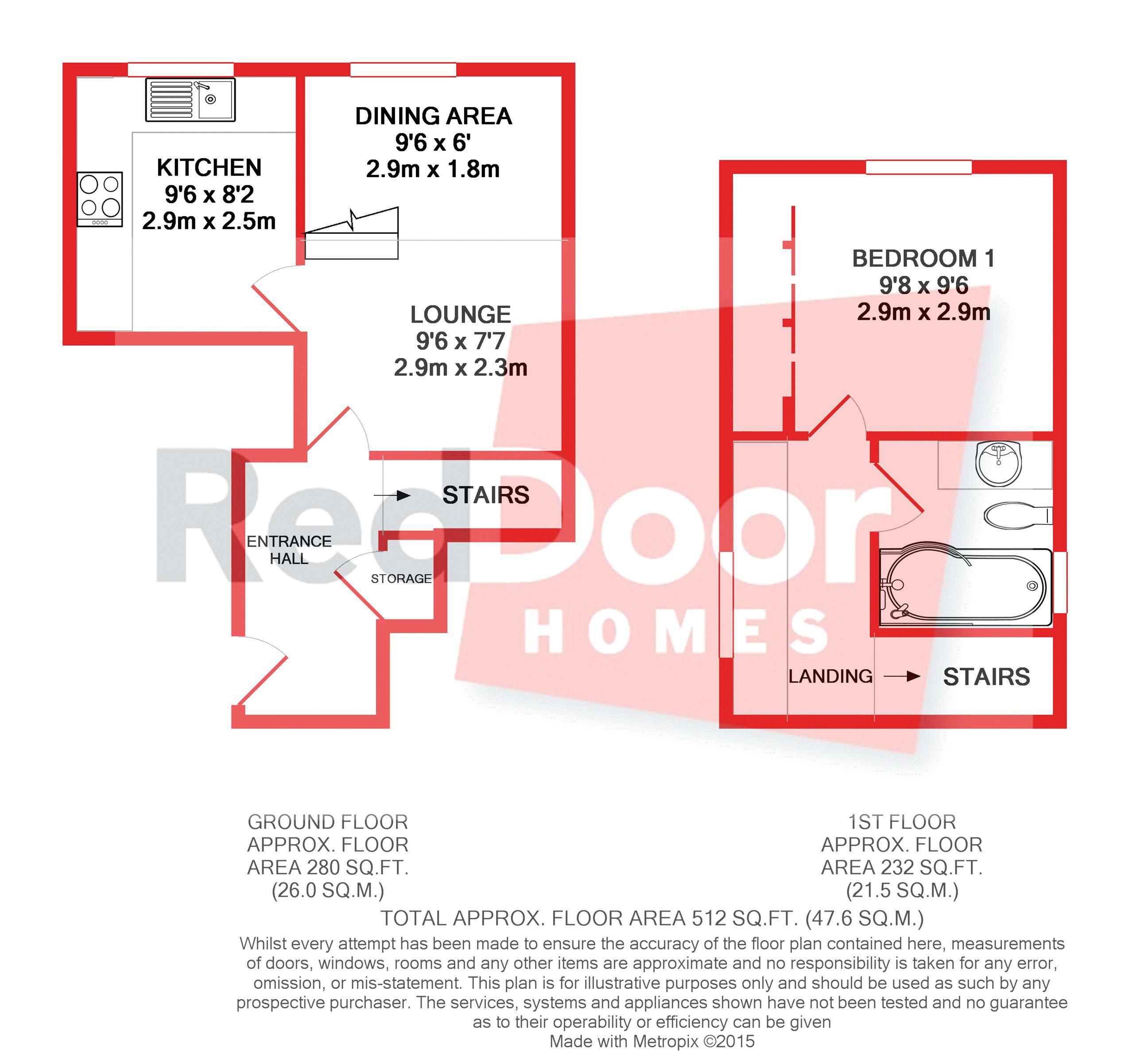 63C, High Street, Rochester floorplan