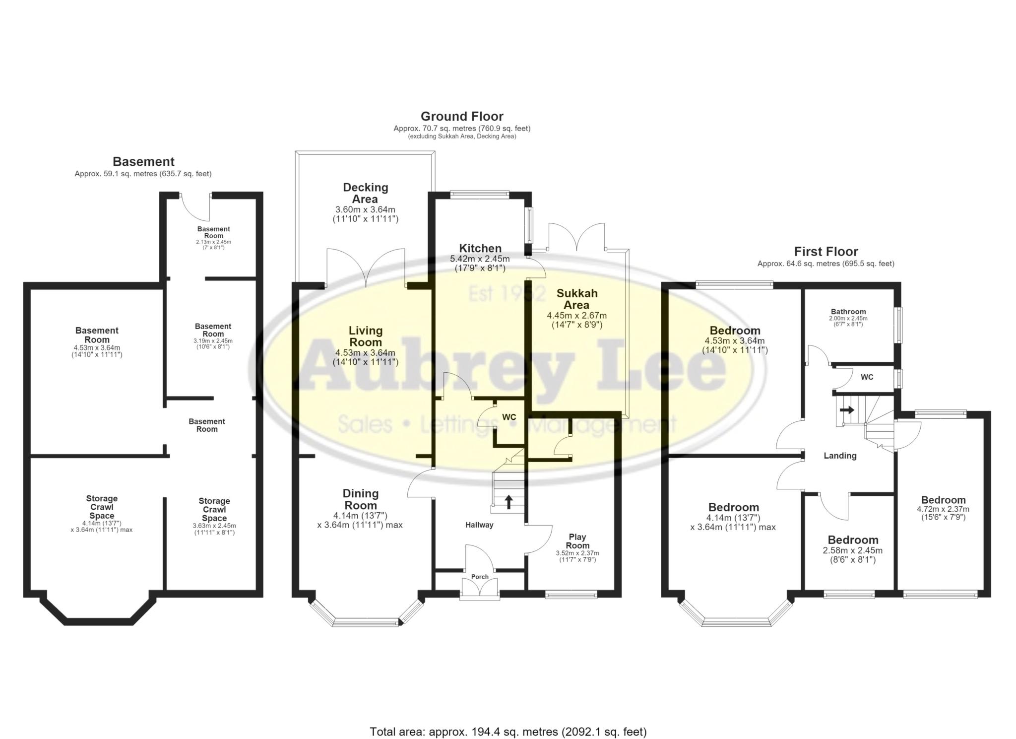 6, Moorside Road, Salford floorplan