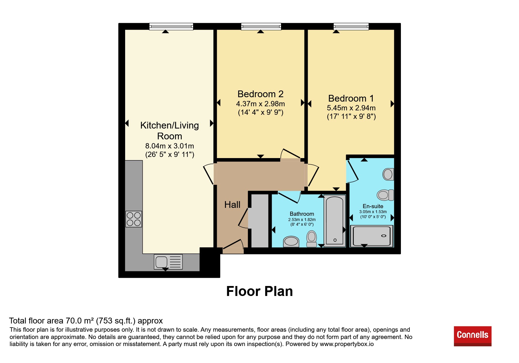 Apartment 100, Park Works, 262, Bradford Street, Birmingham floorplan
