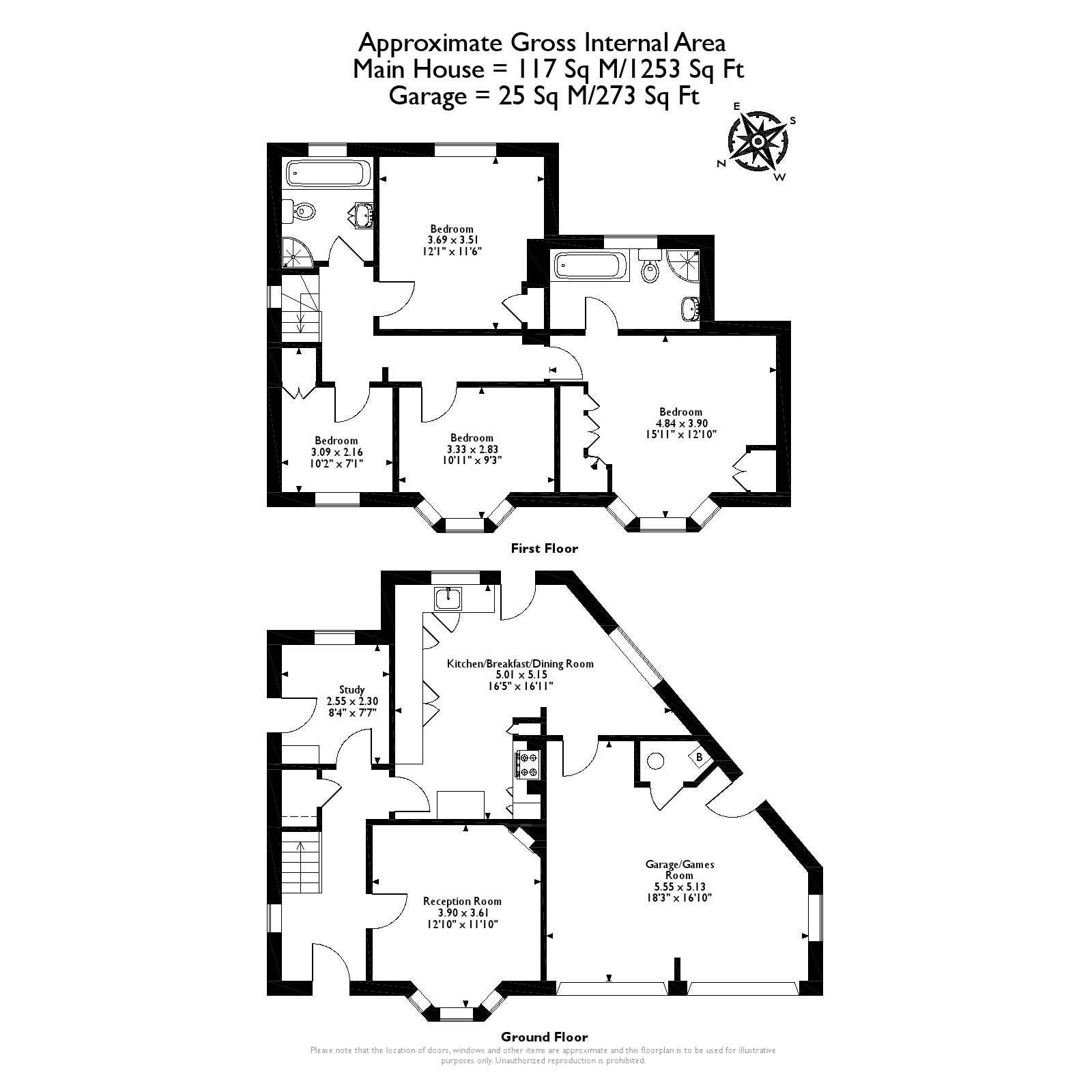 4 Bedrooms Detached house for sale in Hillview Crescent, Guildford GU2
