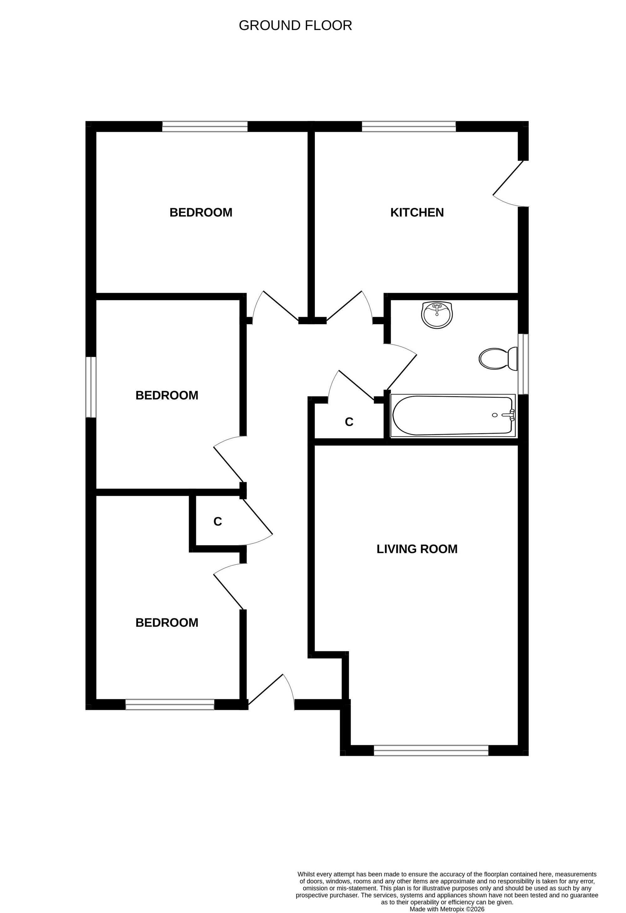 2 Balnabeen Drive, Dingwall floorplan