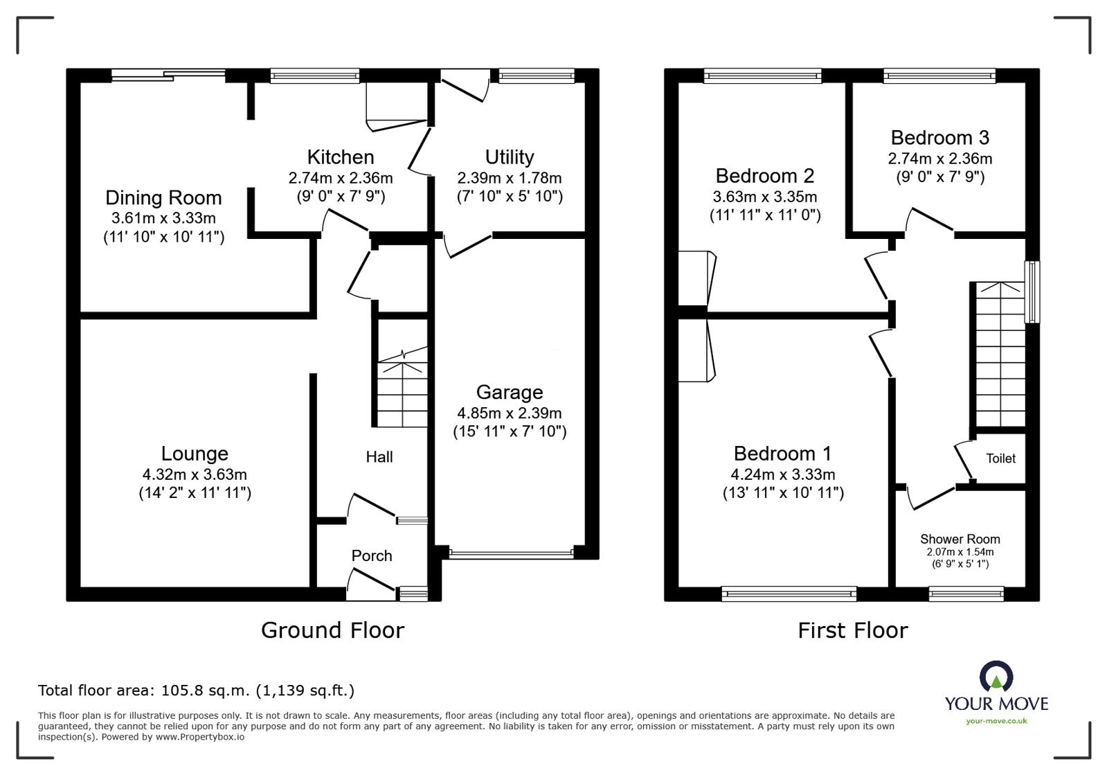 8, Oakengates Road, Telford floorplan