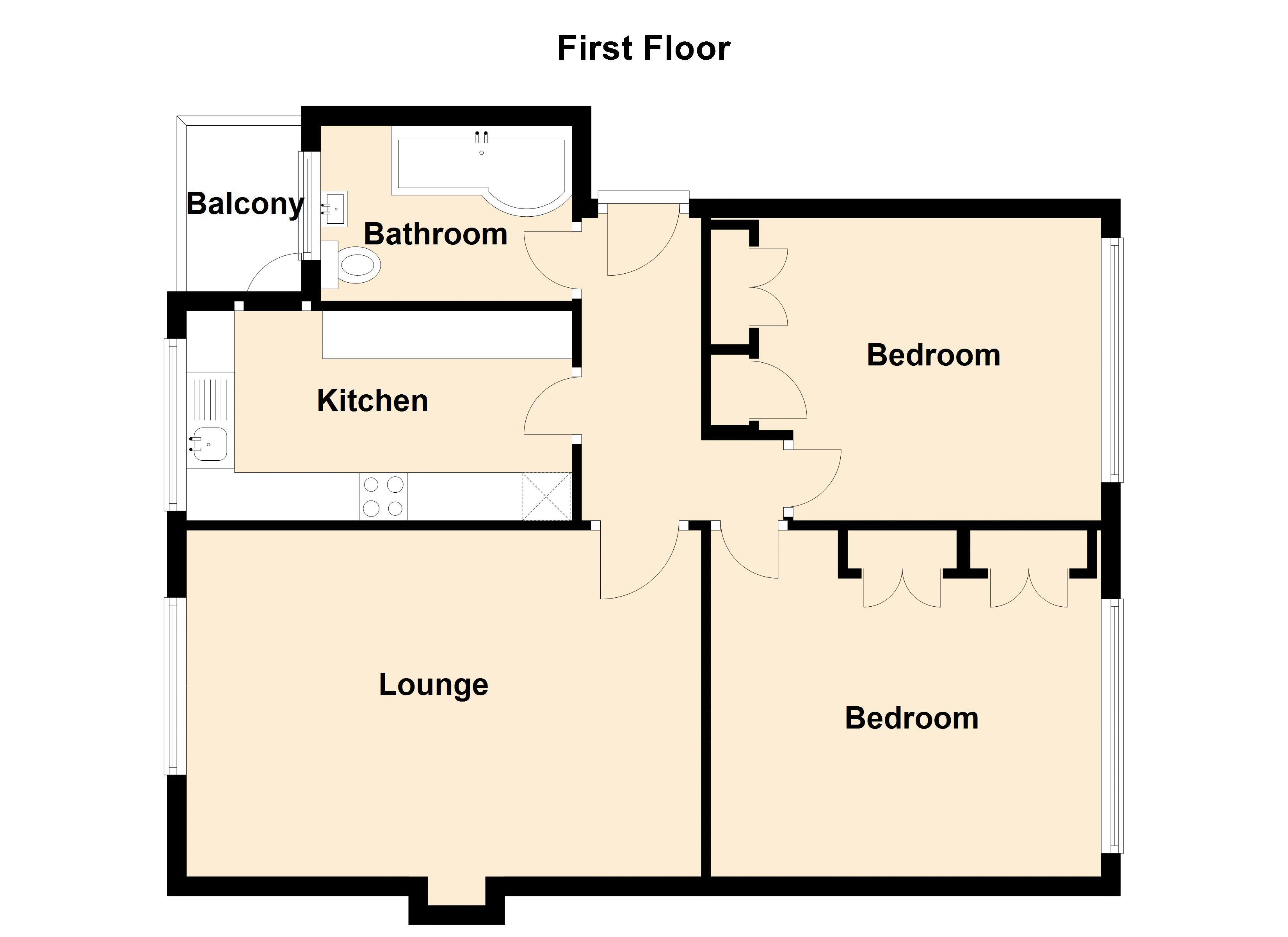 2 Bedrooms Flat to rent in Sunbury Court, Manor Road, Barnet EN5